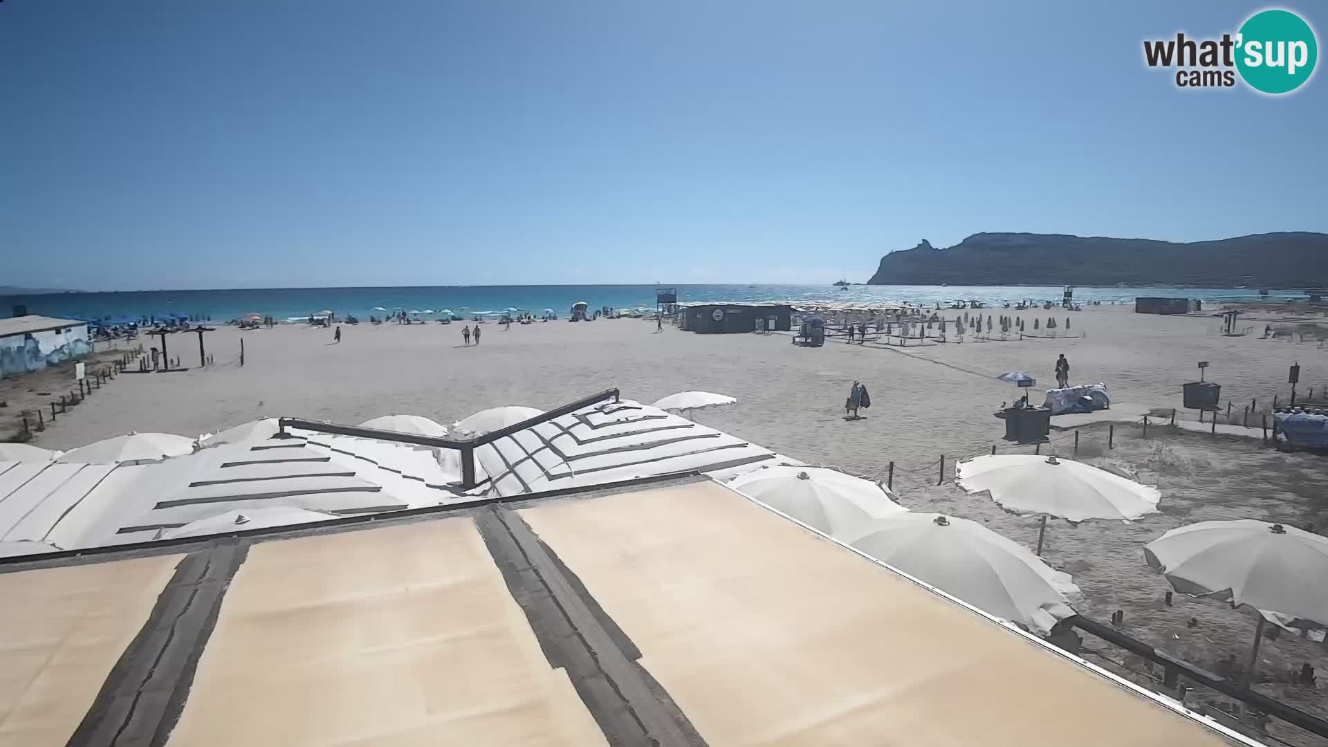 Poetto beach webcam | Cagliari | Sardinia