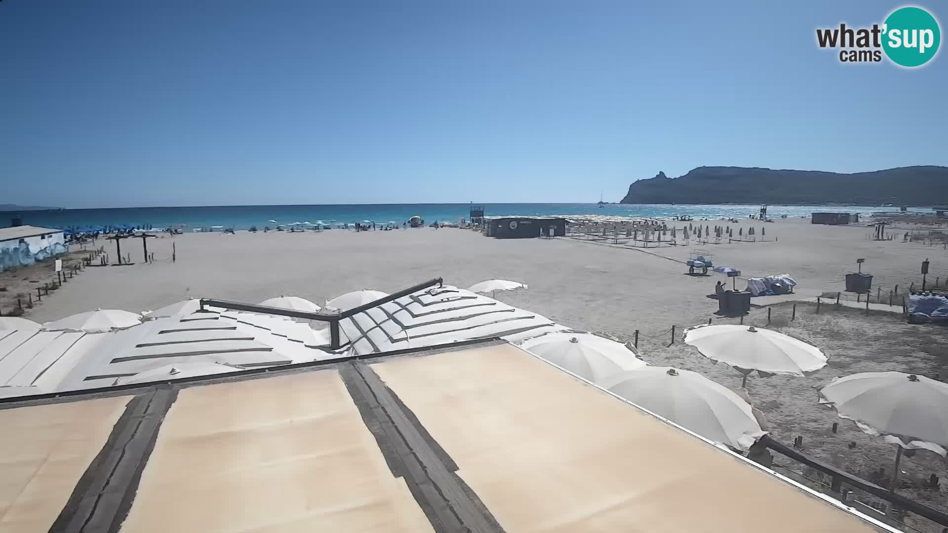 Poetto beach webcam | Cagliari | Sardinia