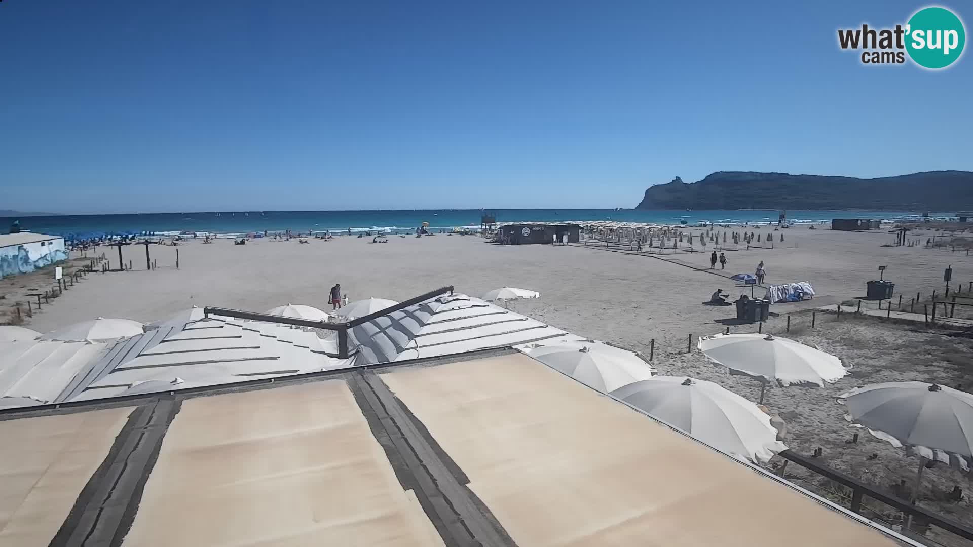 Poetto beach webcam | Cagliari | Sardinija