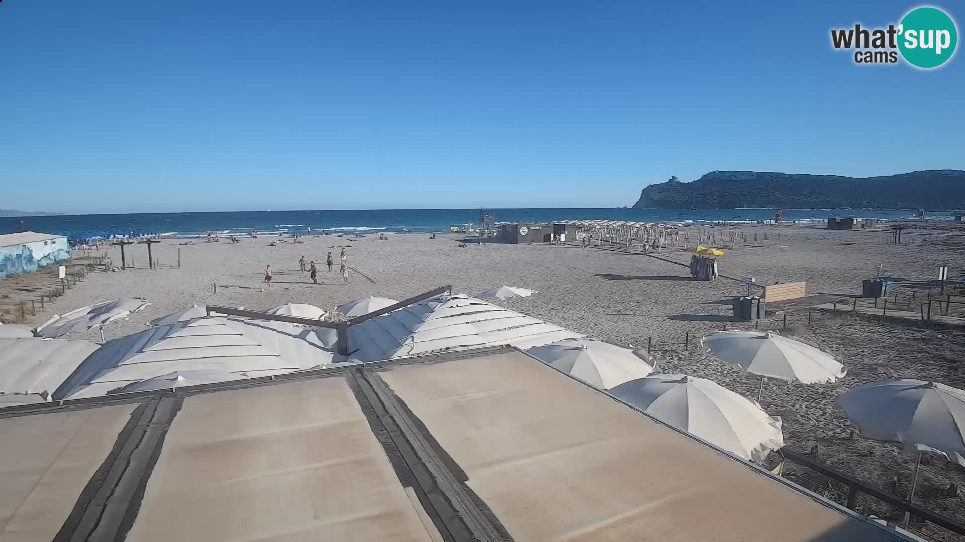 Poetto Strand Webcam | Cagliari | Sardinien