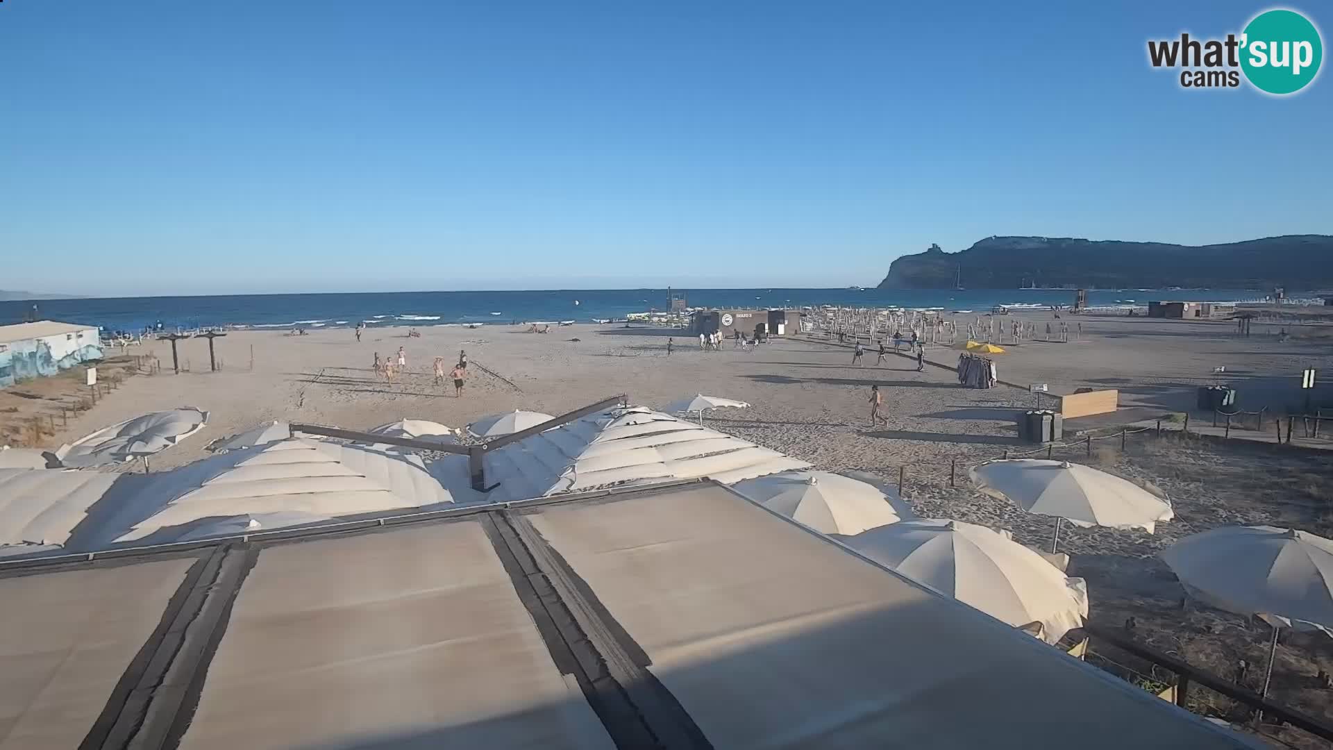 Webcam spiaggia del Poetto | Cagliari | Sardegna