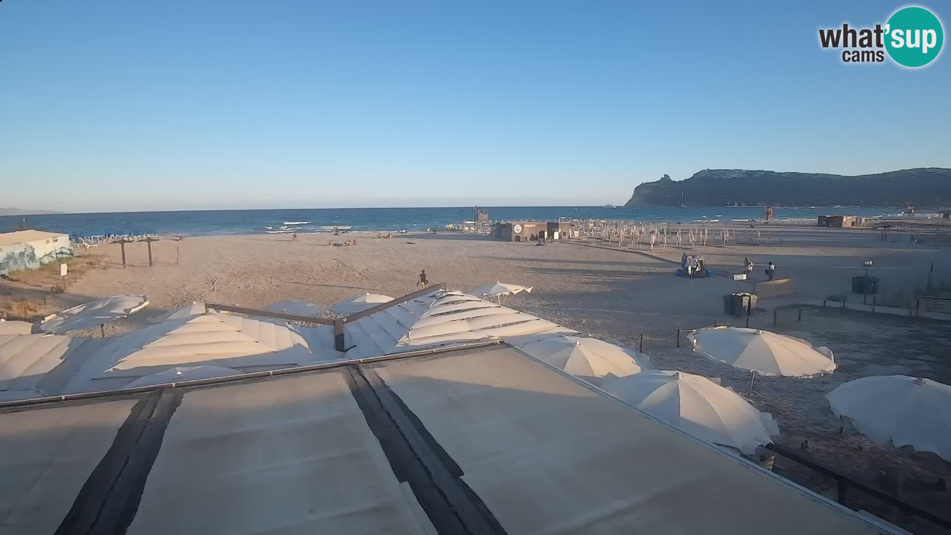 Poetto beach webcam | Cagliari | Sardinija