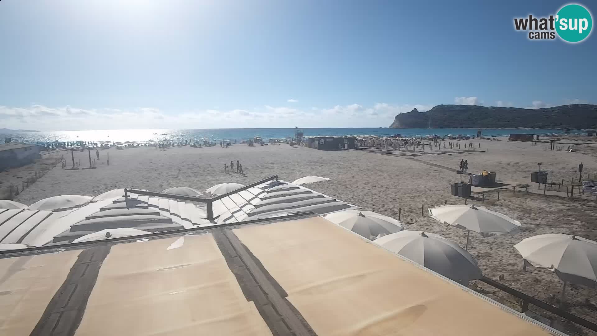Poetto beach webcam | Cagliari | Sardinija