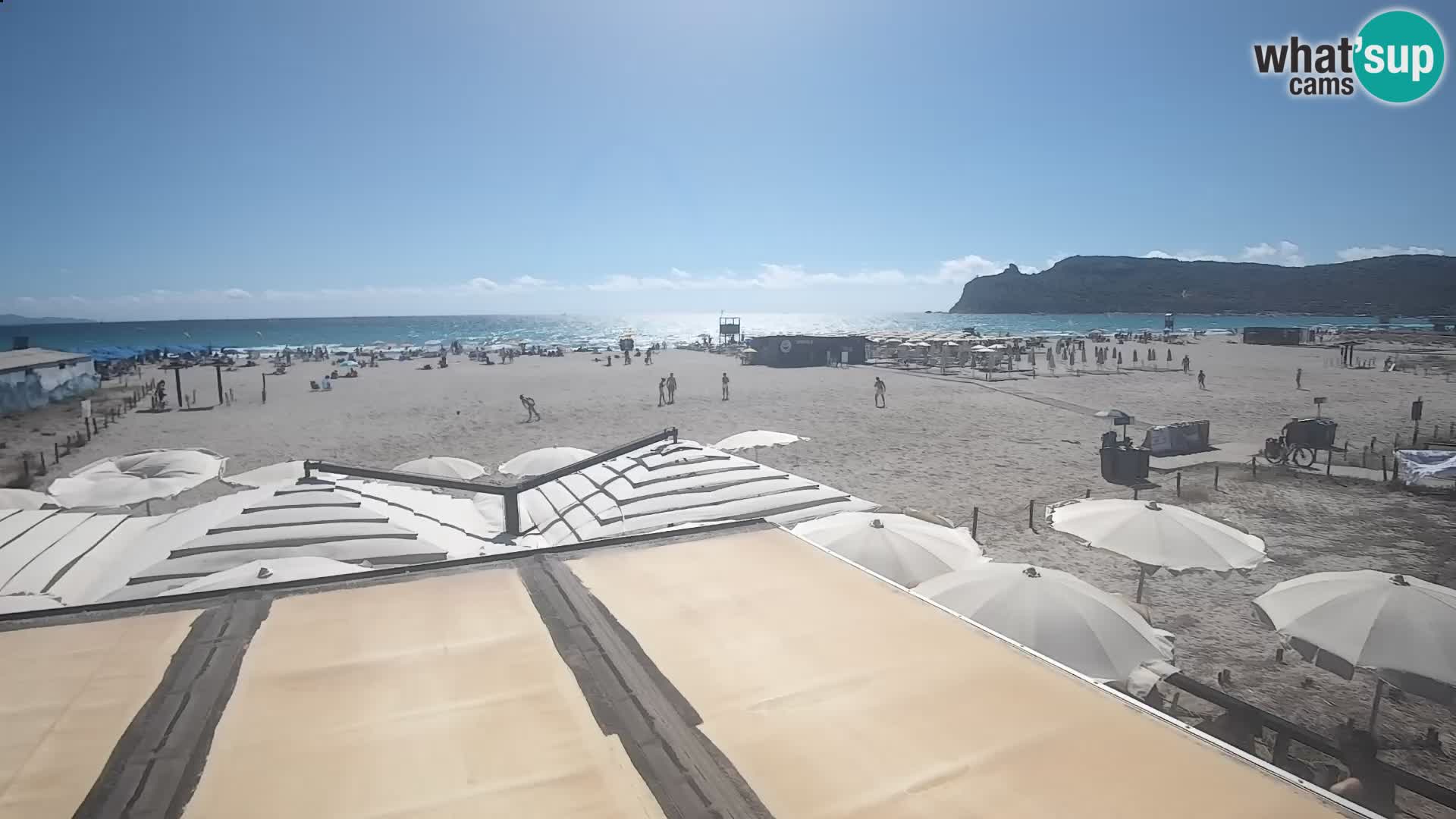 Poetto beach webcam | Cagliari | Sardinia