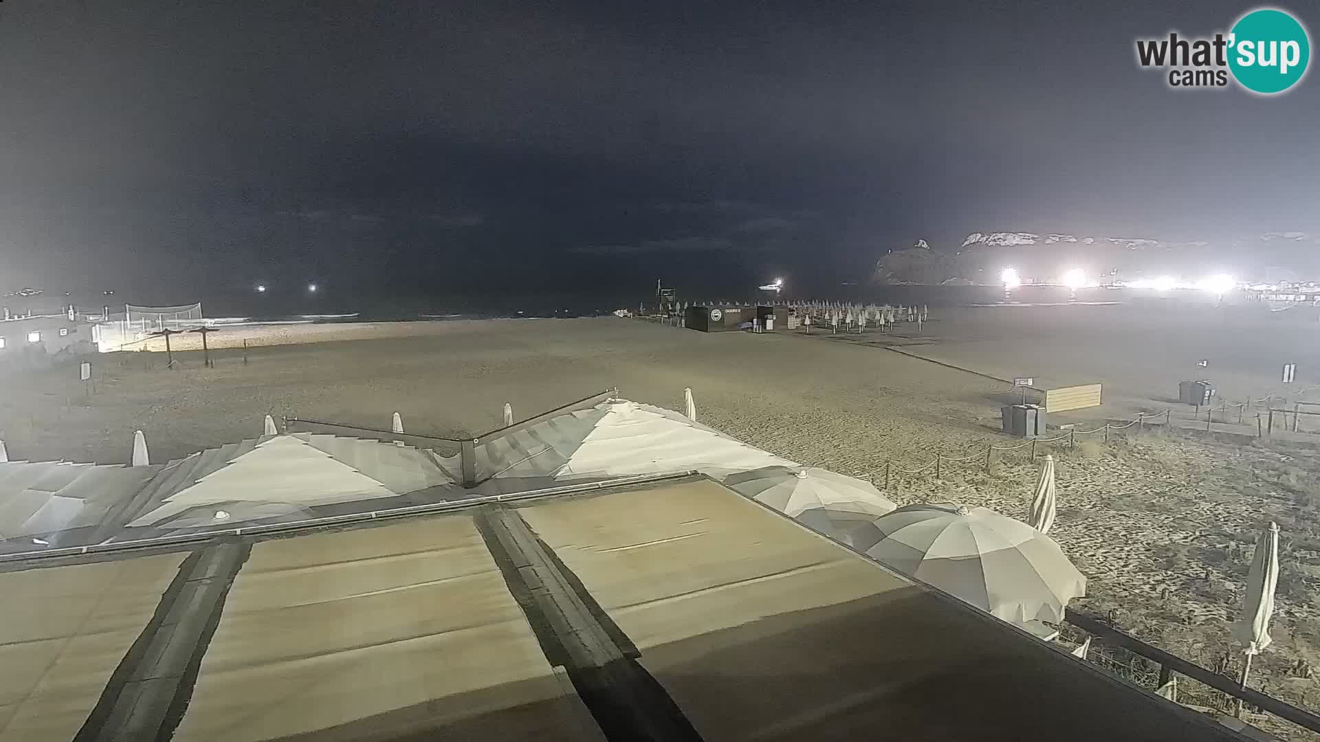 Poetto beach webcam | Cagliari | Sardinija