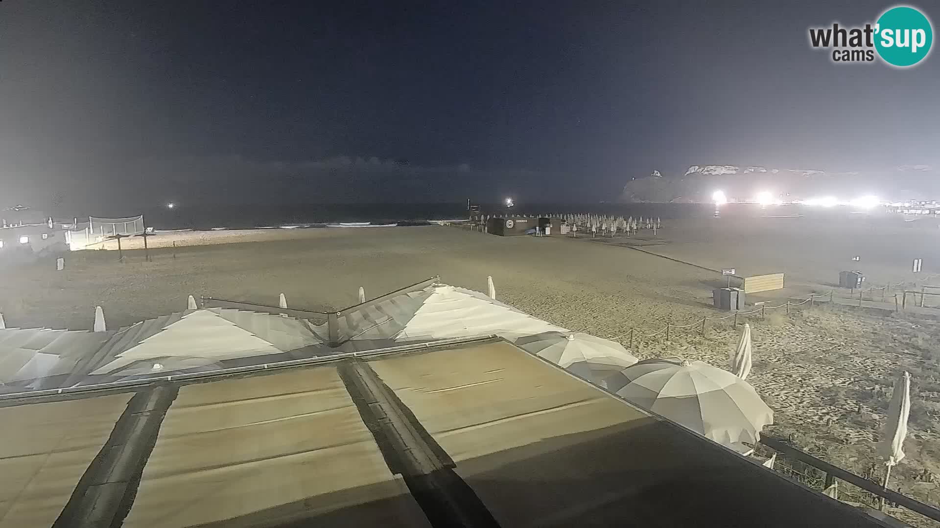 Poetto beach webcam | Cagliari | Sardinija