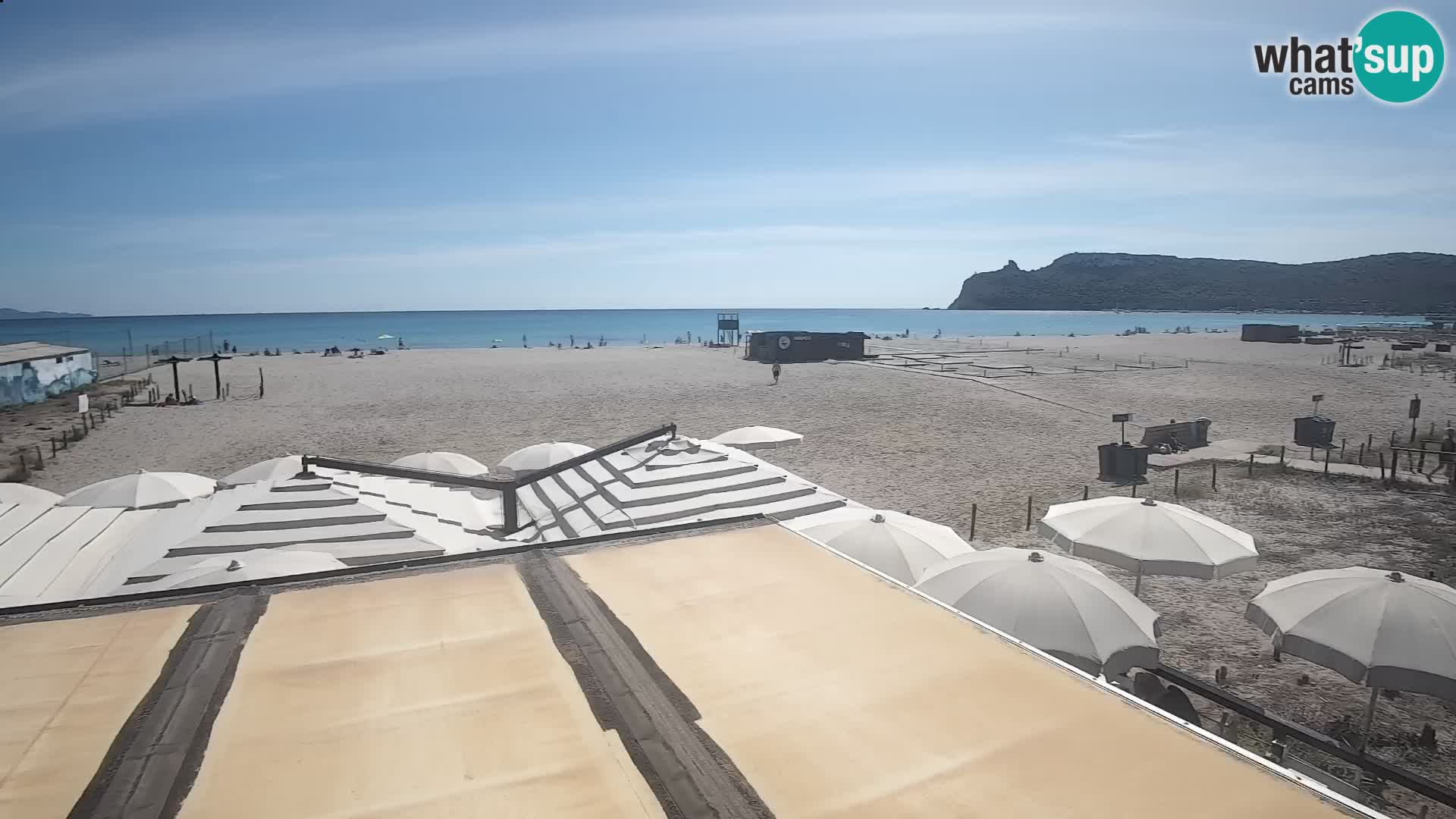 Poetto beach webcam | Cagliari | Sardinia