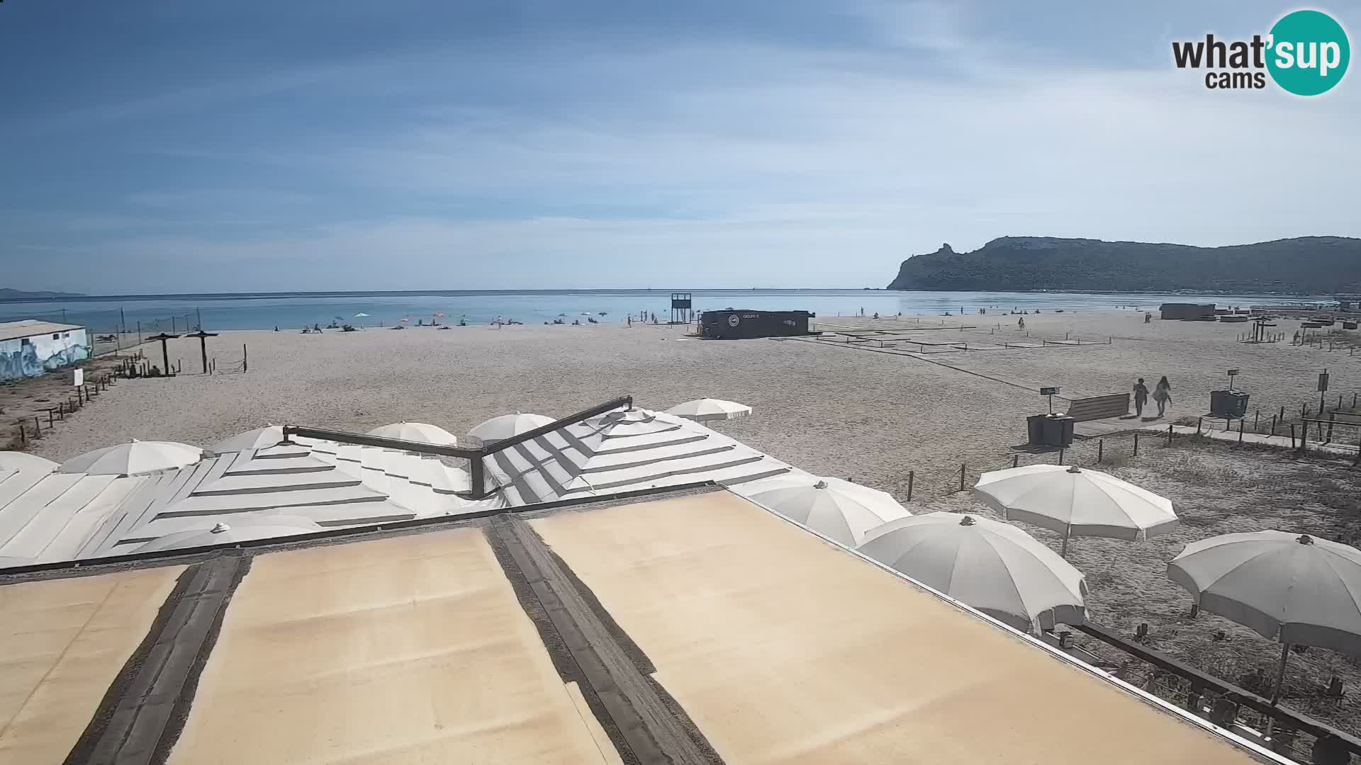 Poetto beach webcam | Cagliari | Sardinia