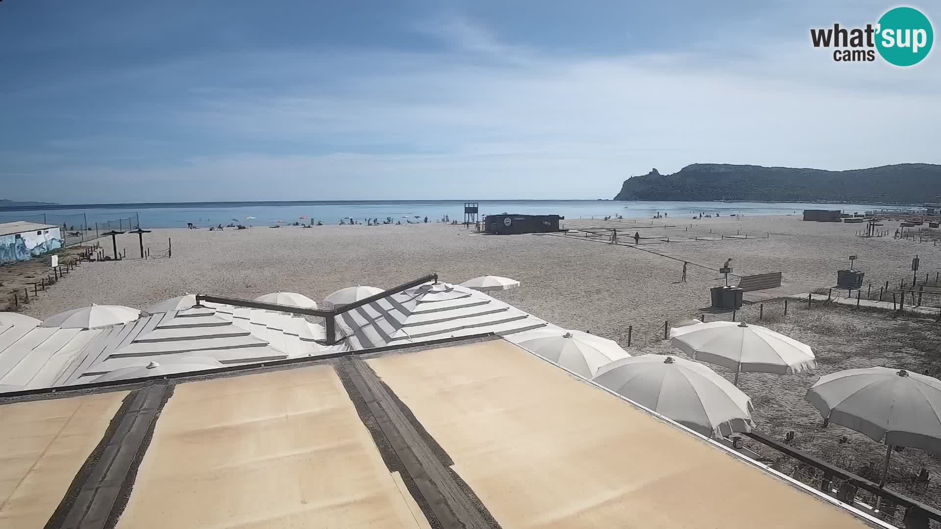 Poetto beach webcam | Cagliari | Sardinia