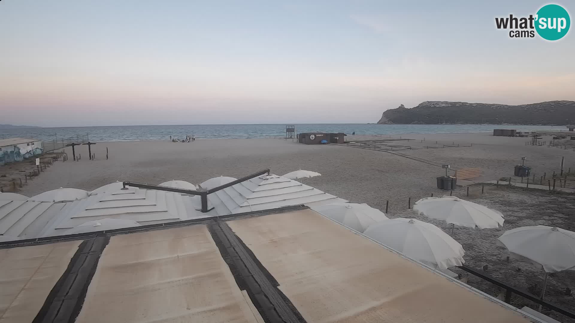 Poetto beach webcam | Cagliari | Sardinija
