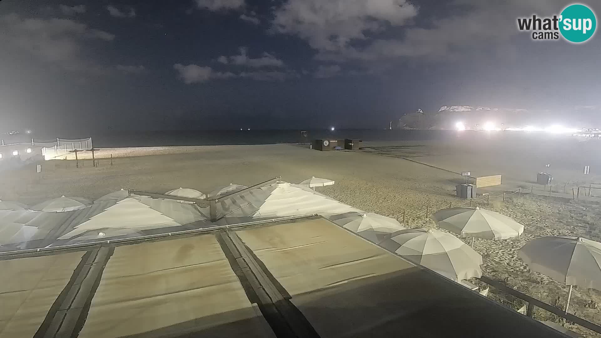 Poetto beach webcam | Cagliari | Sardinia