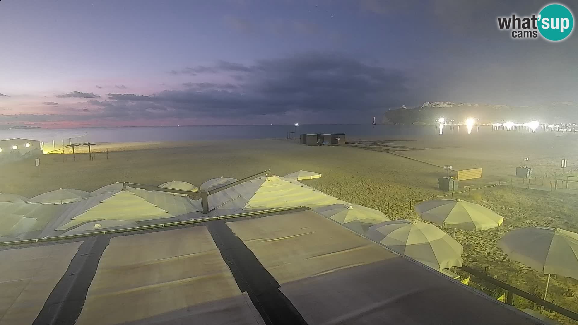 Poetto beach webcam | Cagliari | Sardinia