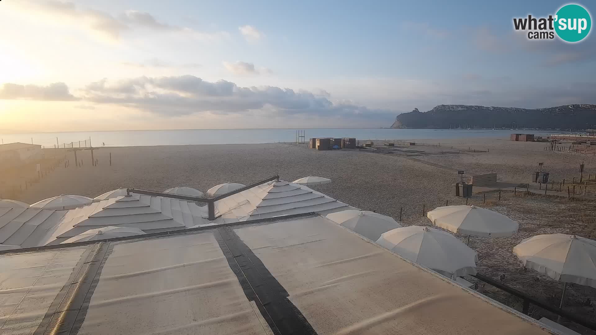 Poetto beach webcam | Cagliari | Sardinia