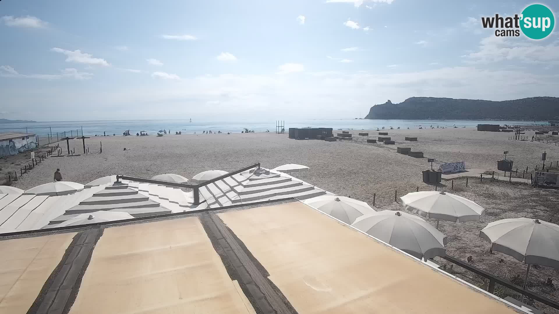 Poetto beach webcam | Cagliari | Sardinija