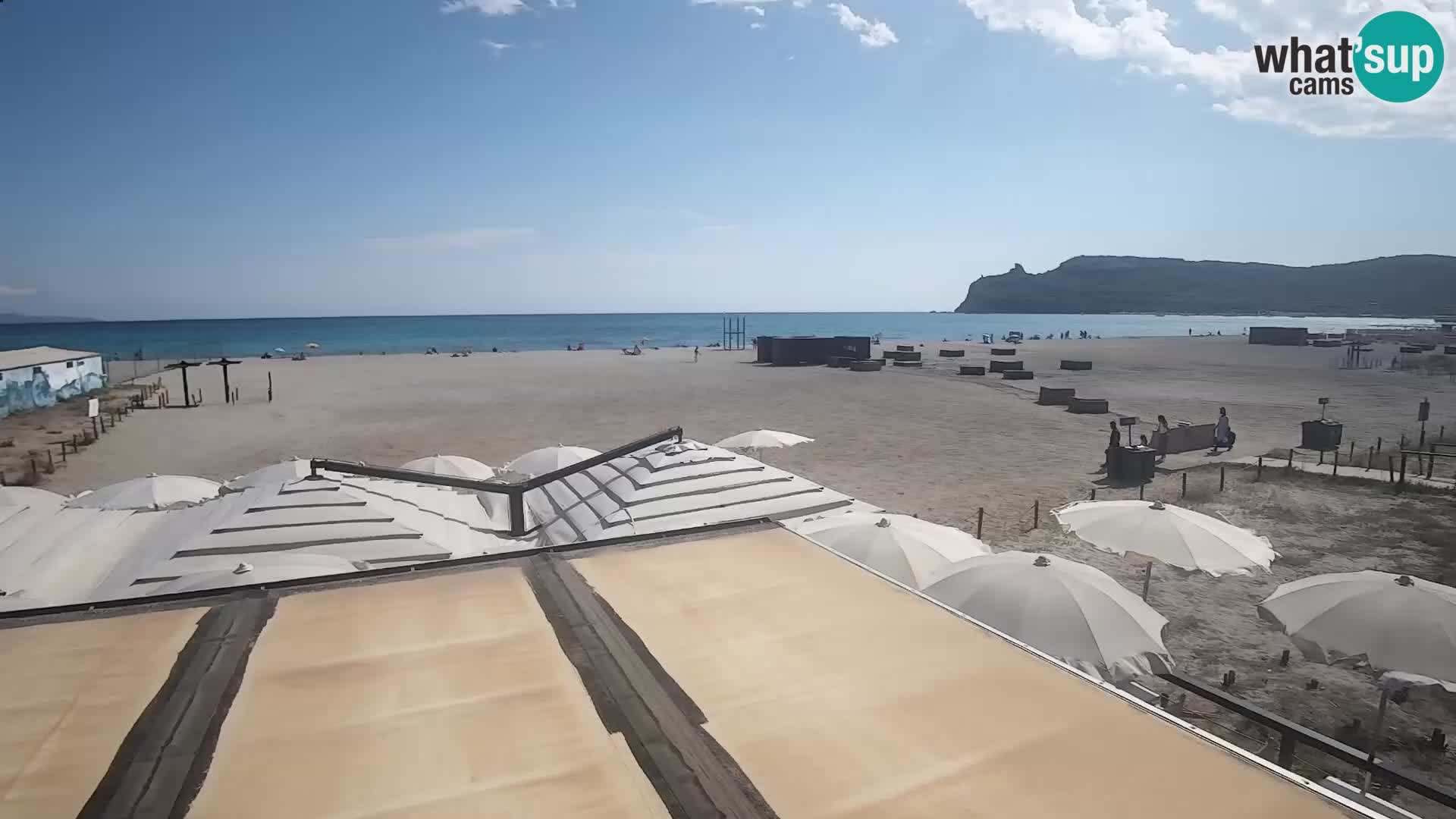 Poetto beach webcam | Cagliari | Sardinia