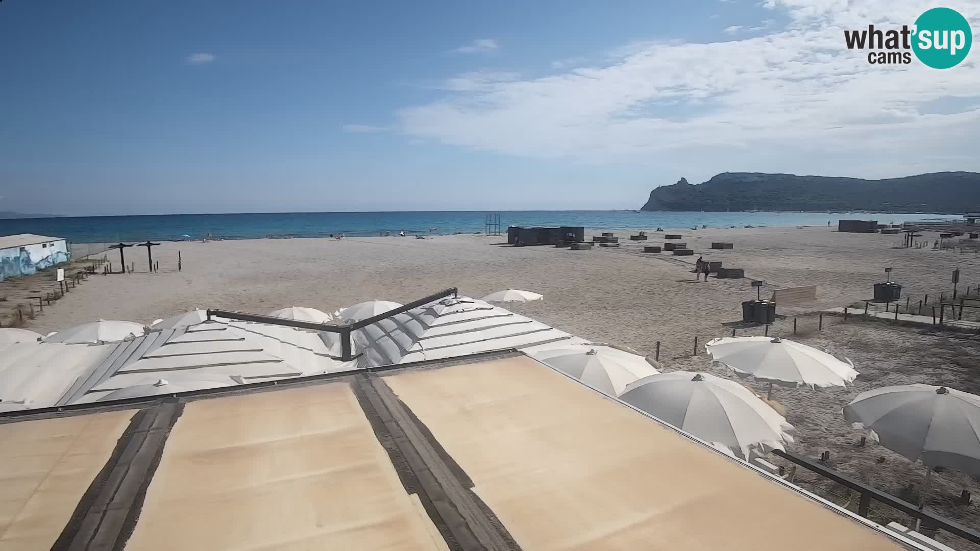 Poetto beach webcam | Cagliari | Sardinia