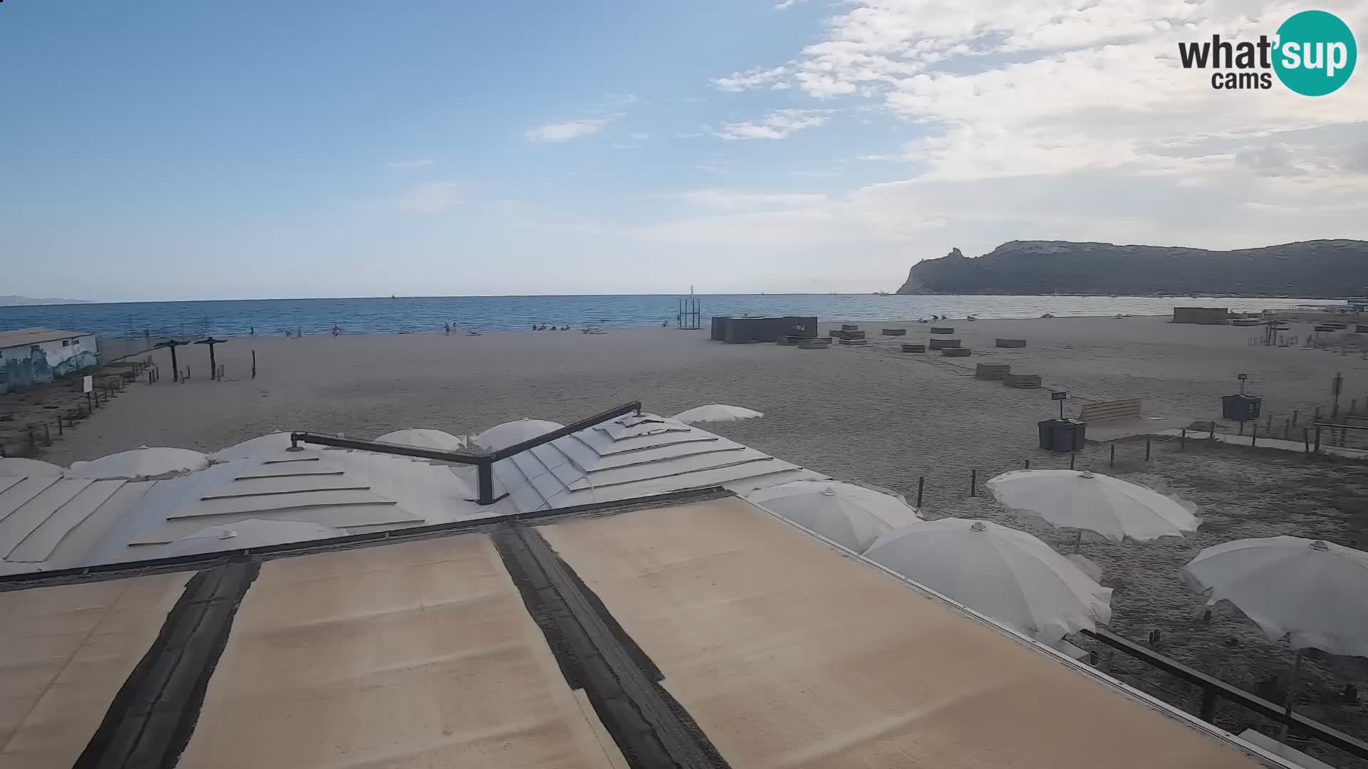 Poetto beach webcam | Cagliari | Sardinia