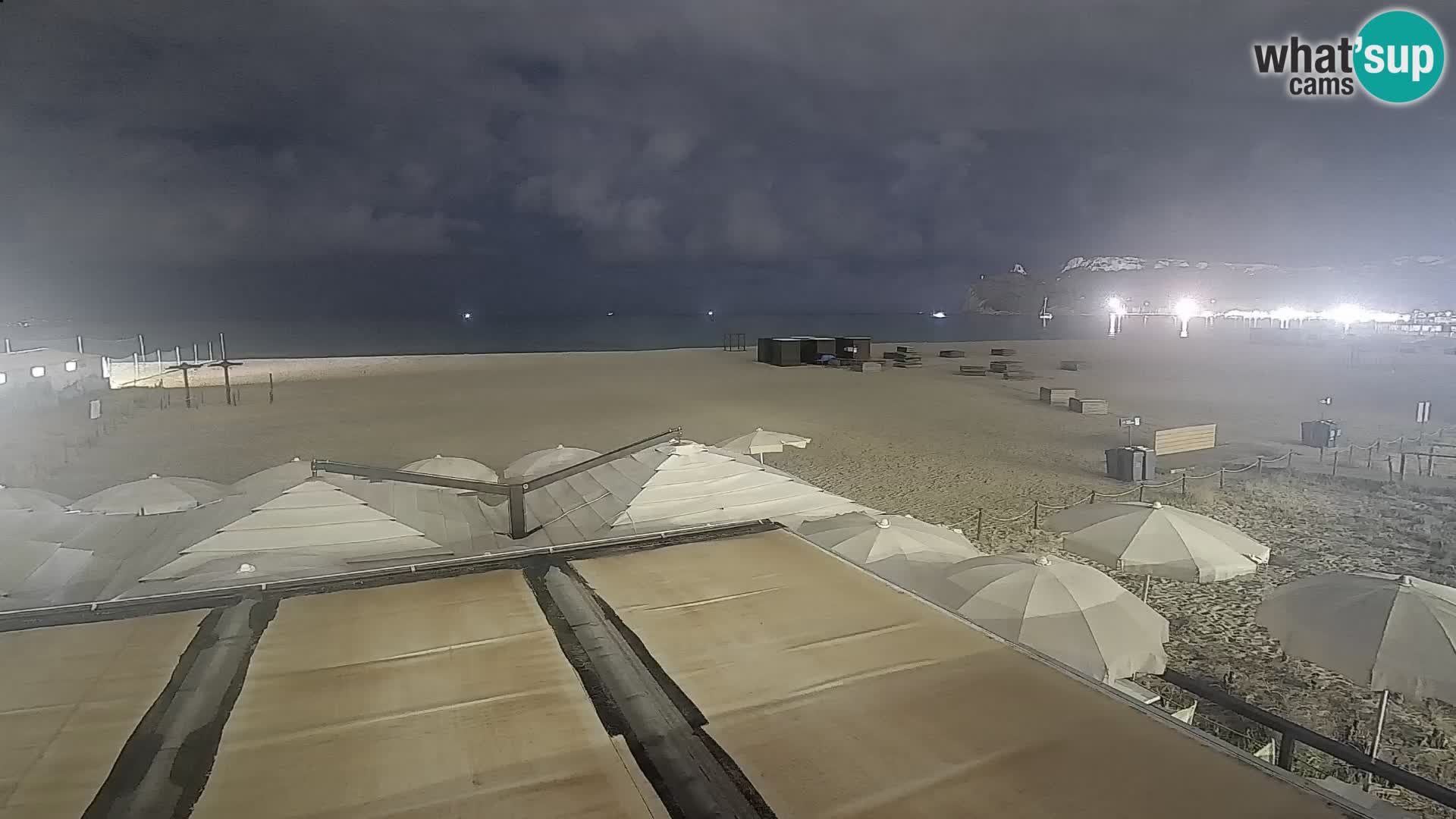 Poetto beach webcam | Cagliari | Sardinia