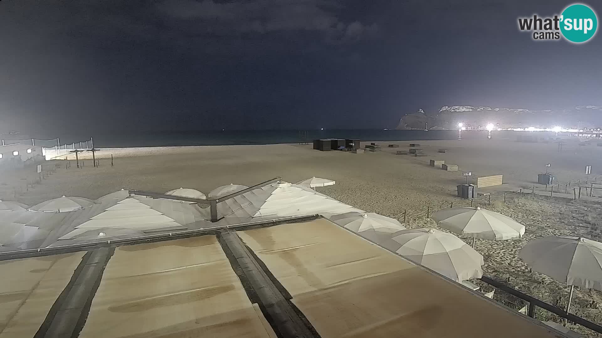 Poetto beach webcam | Cagliari | Sardinia