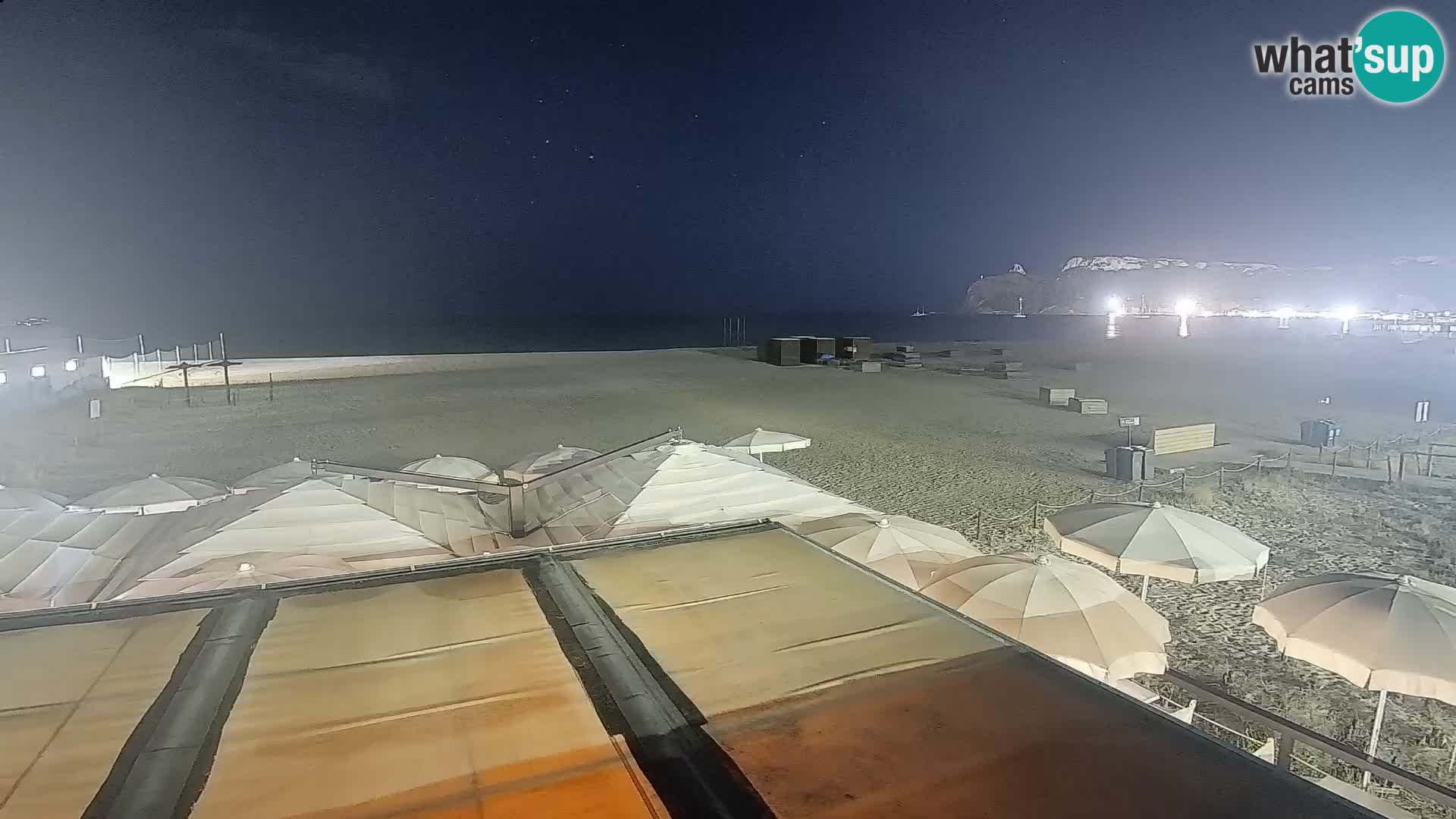 Poetto beach webcam | Cagliari | Sardinia