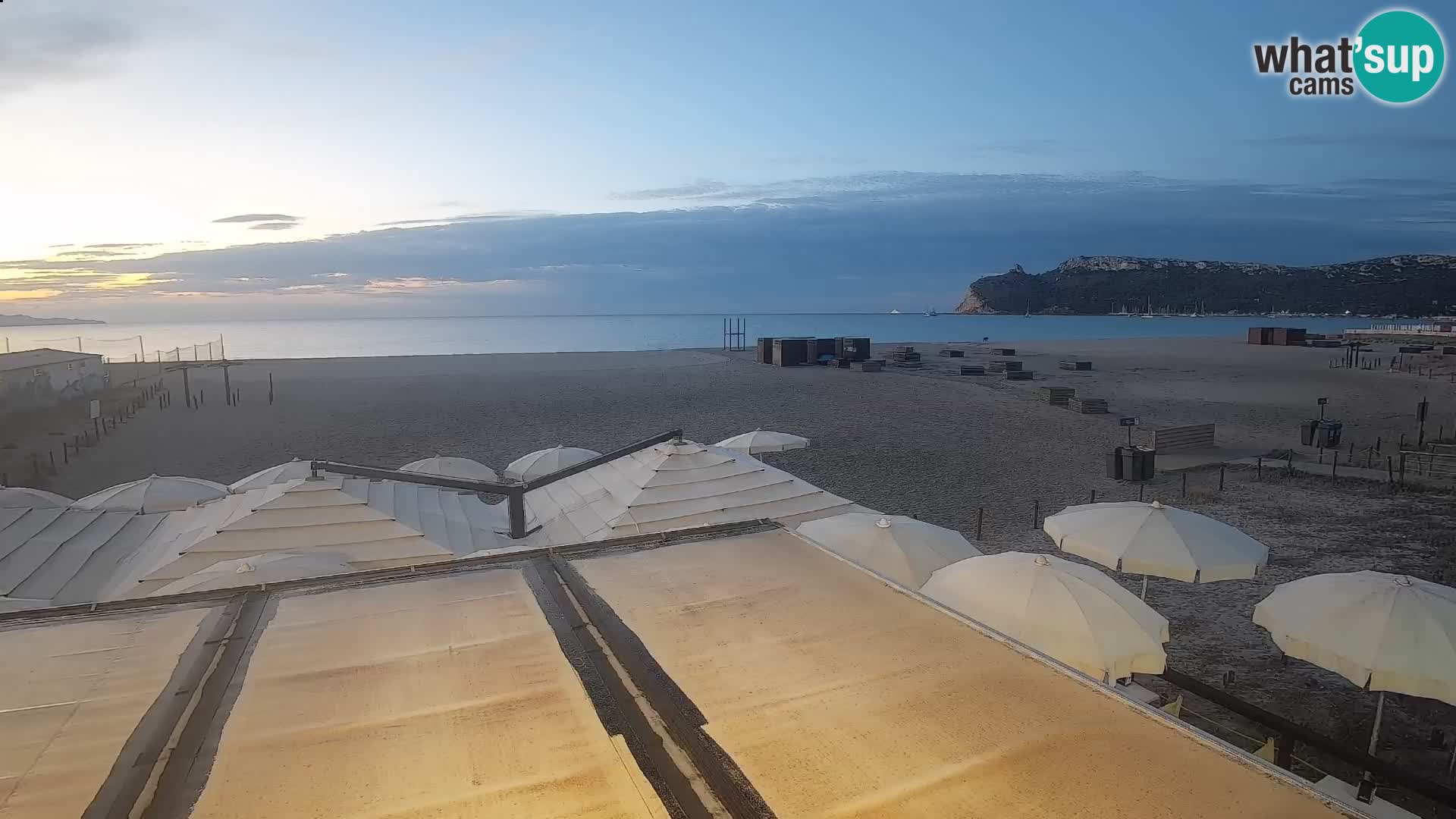 Webcam plage de Poetto | Cagliari | Sardaigne