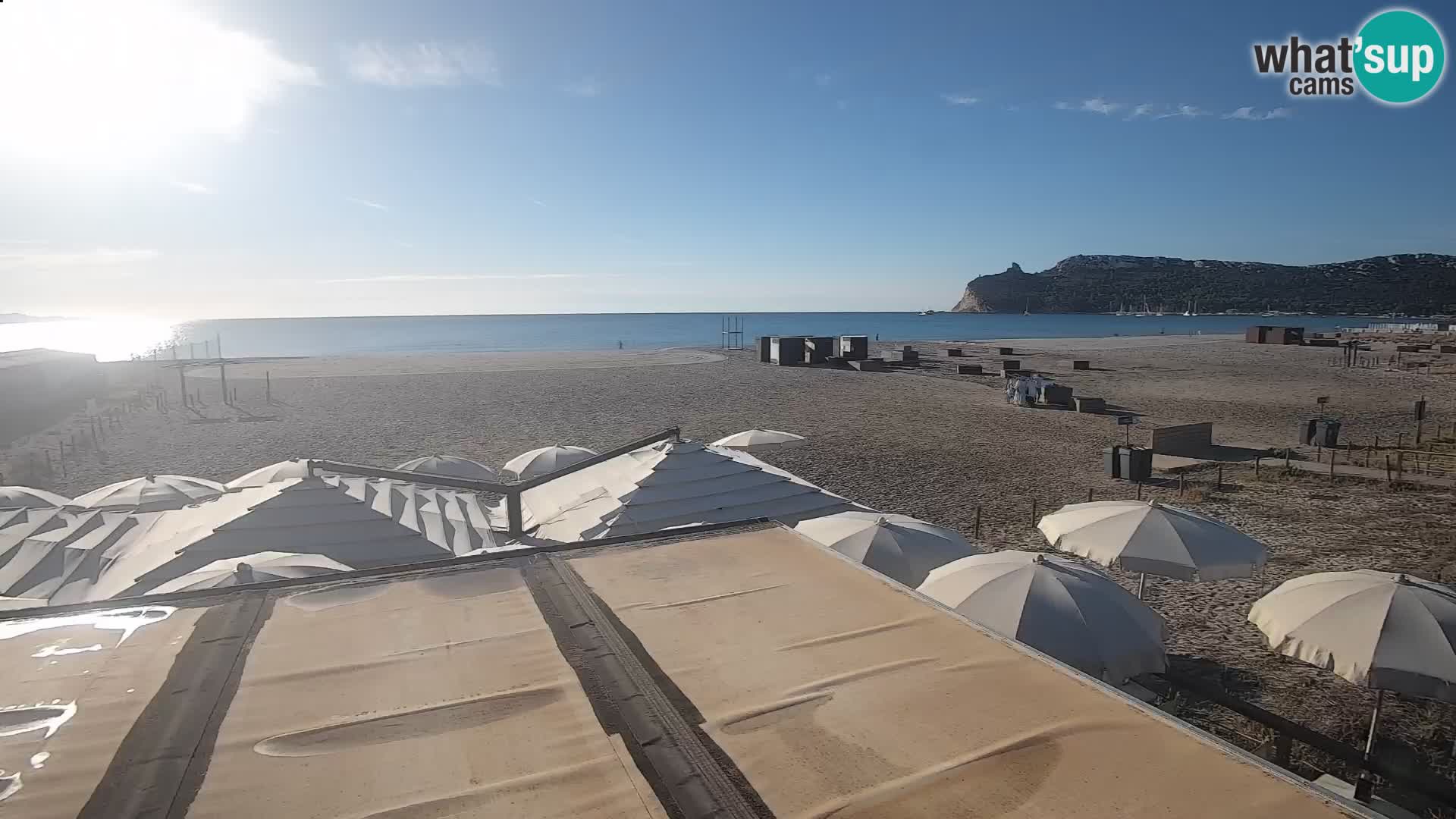 Poetto beach webcam | Cagliari | Sardinija