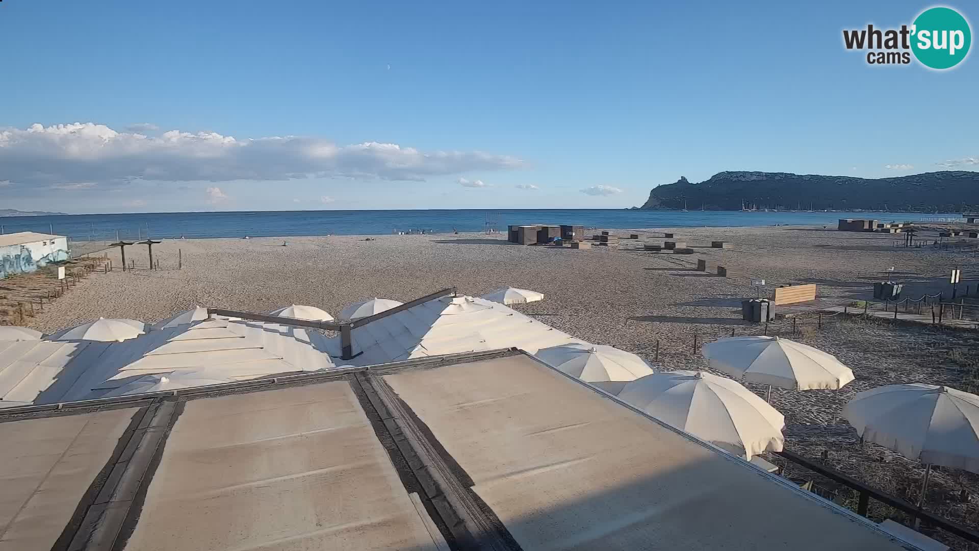 Poetto beach webcam | Cagliari | Sardinia