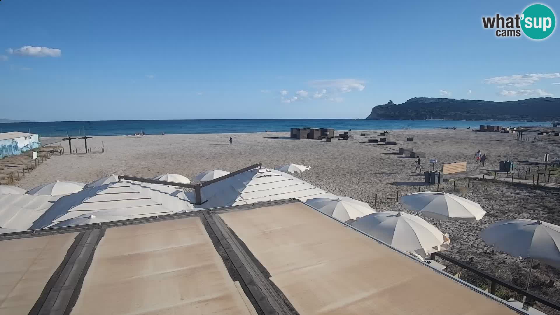 Poetto beach webcam | Cagliari | Sardinia
