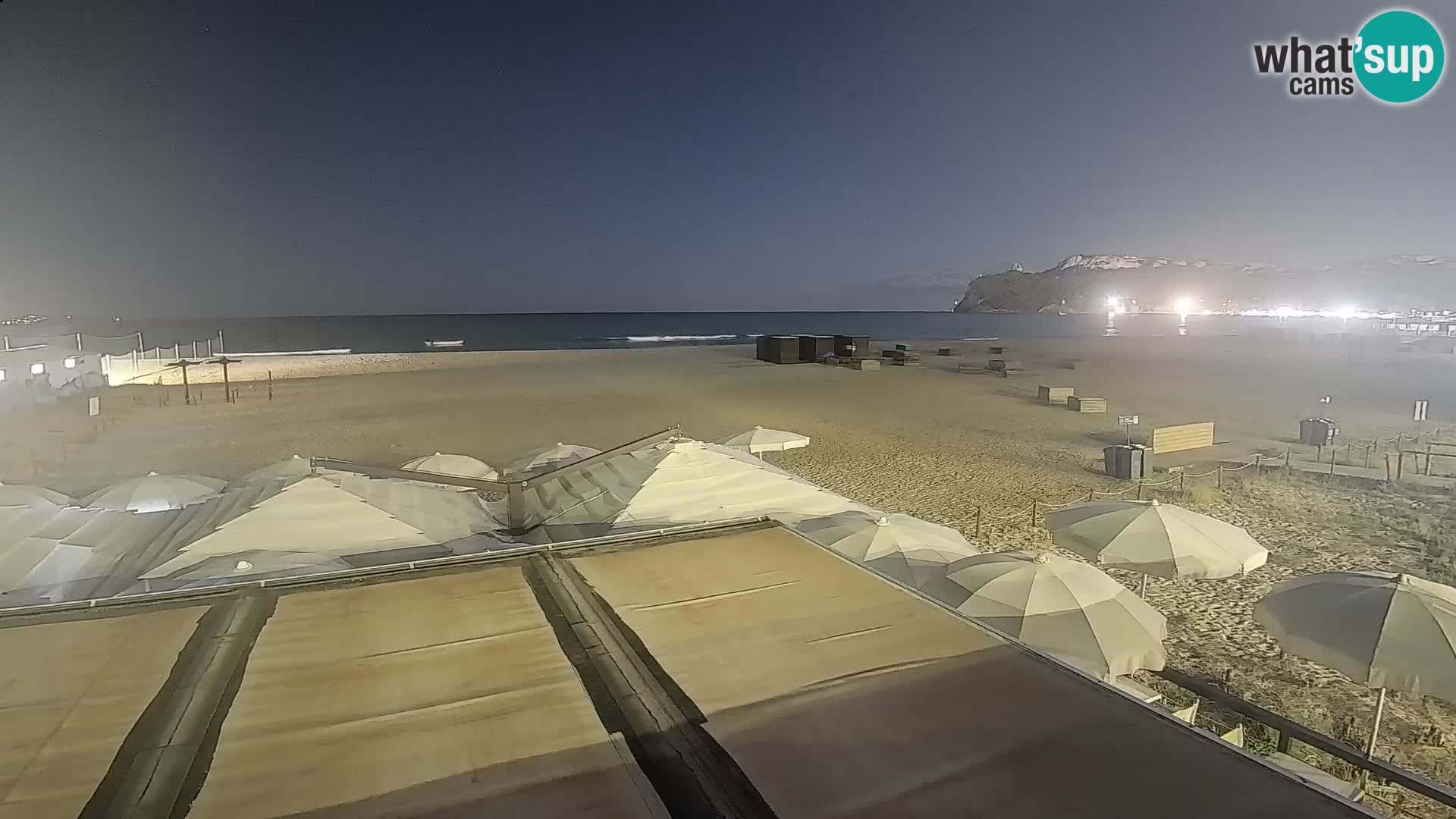 Poetto beach webcam | Cagliari | Sardinia