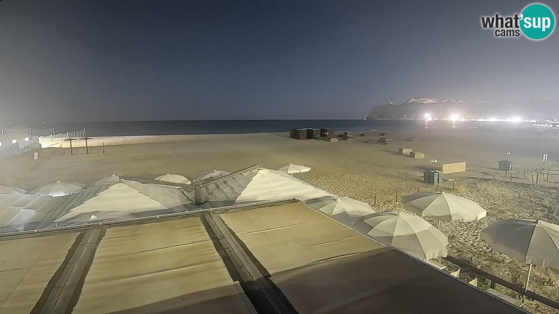 Webcam plage de Poetto | Cagliari | Sardaigne