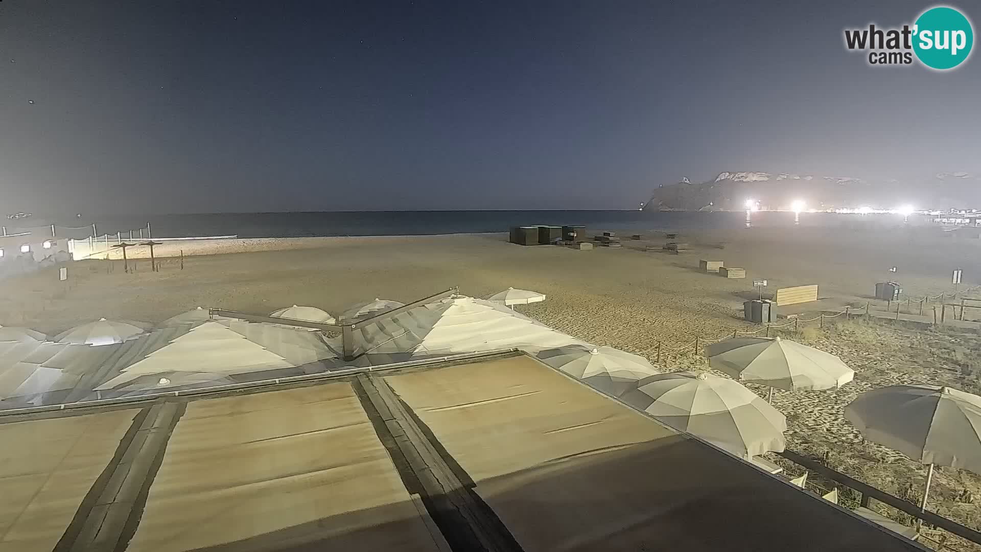 Poetto beach webcam | Cagliari | Sardinia