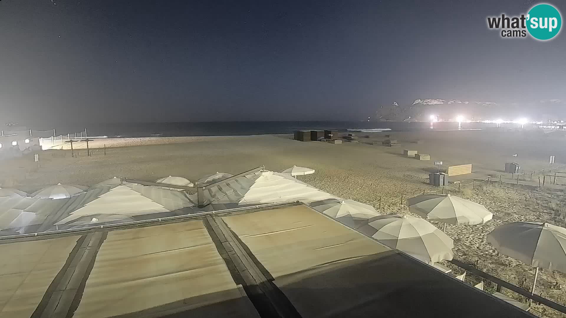 Poetto beach webcam | Cagliari | Sardinia