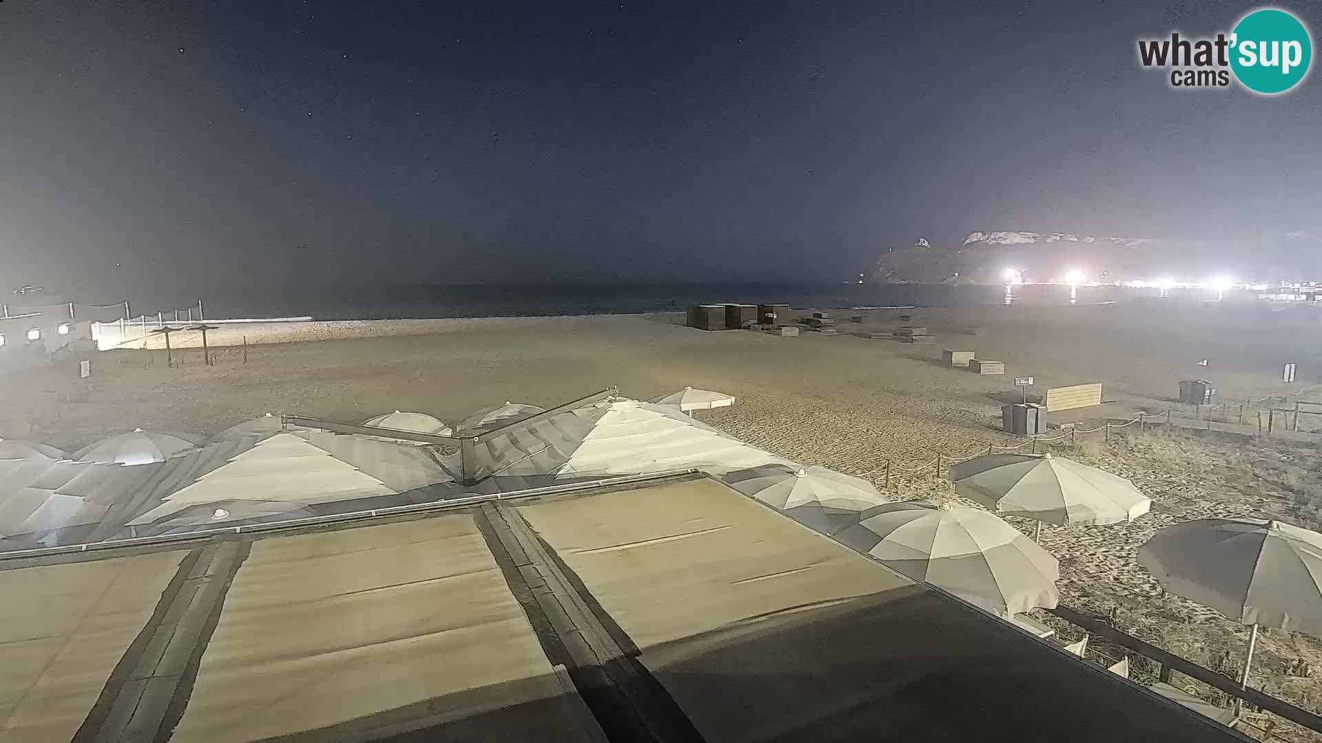 Poetto beach webcam | Cagliari | Sardinia