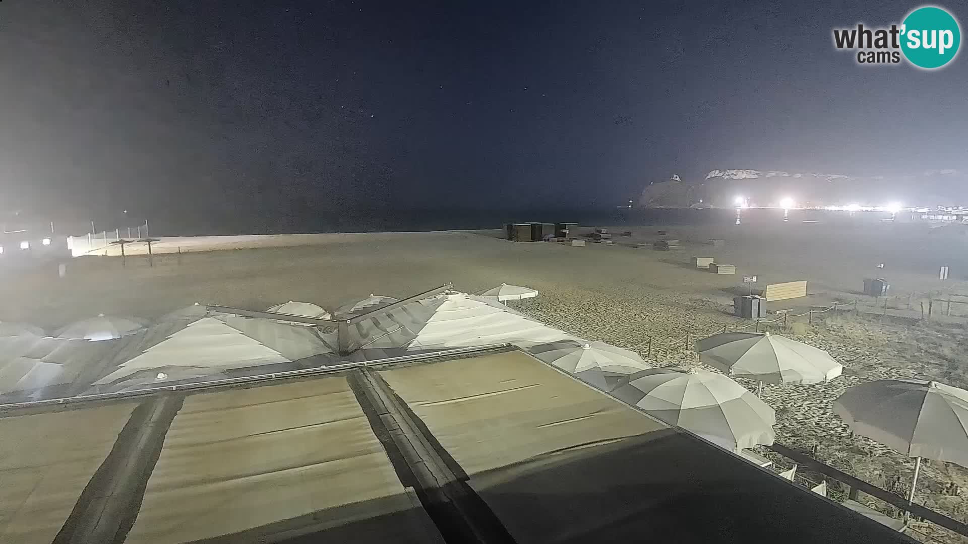 Webcam plage de Poetto | Cagliari | Sardaigne
