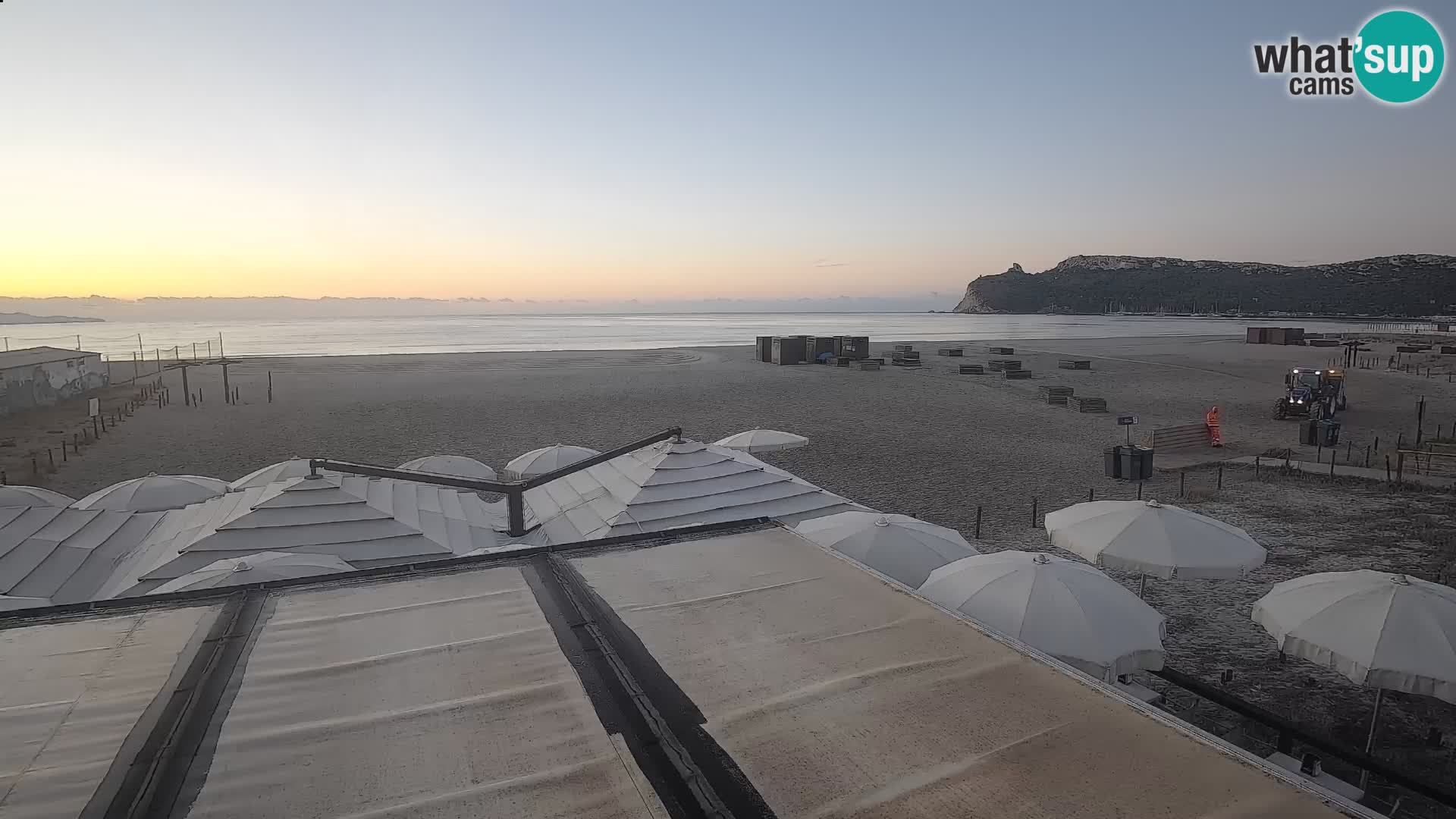 Webcam plage de Poetto | Cagliari | Sardaigne