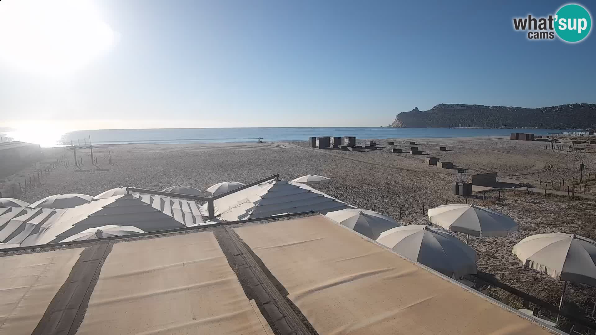 Webcam plage de Poetto | Cagliari | Sardaigne