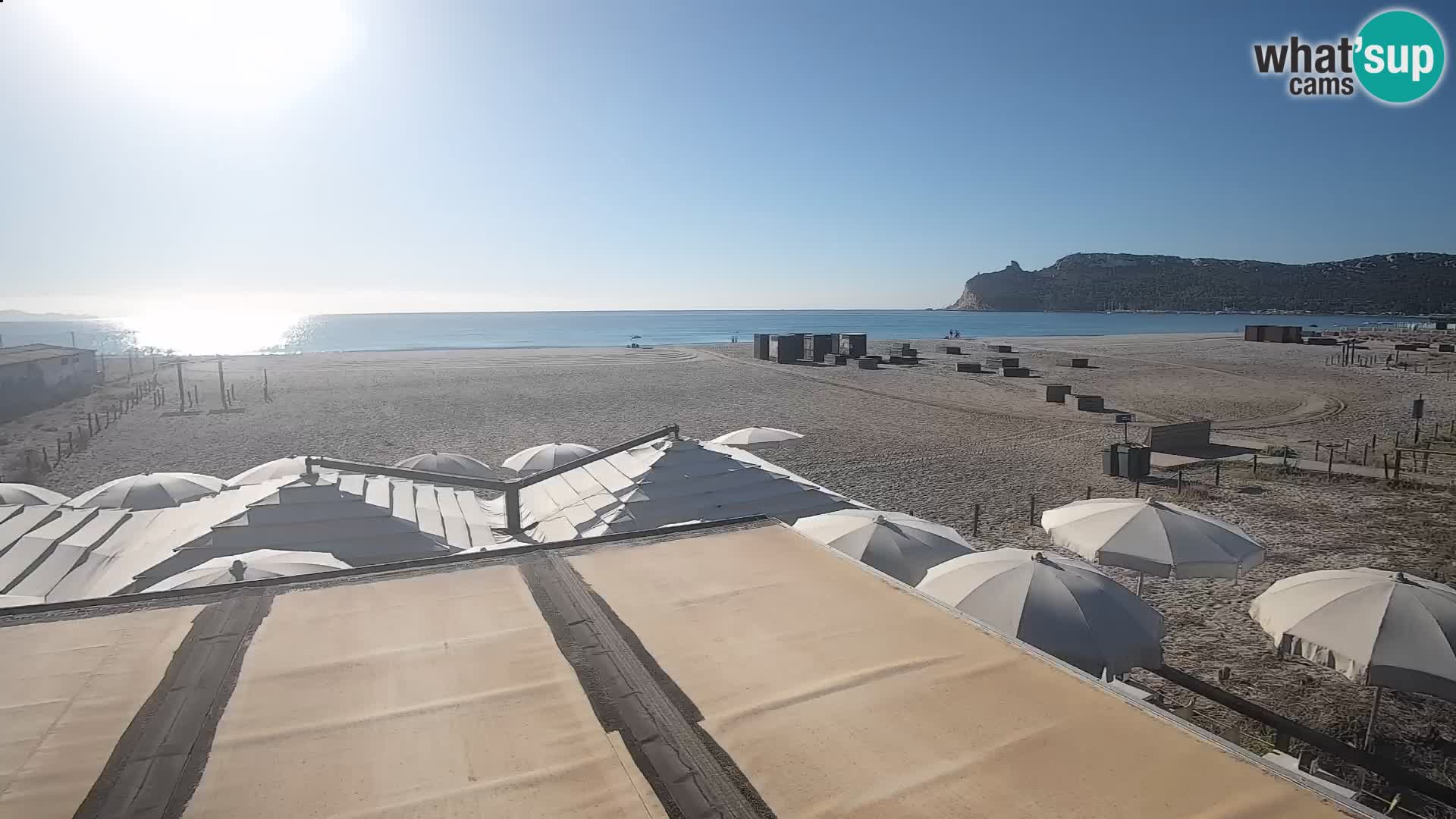 Webcam plage de Poetto | Cagliari | Sardaigne
