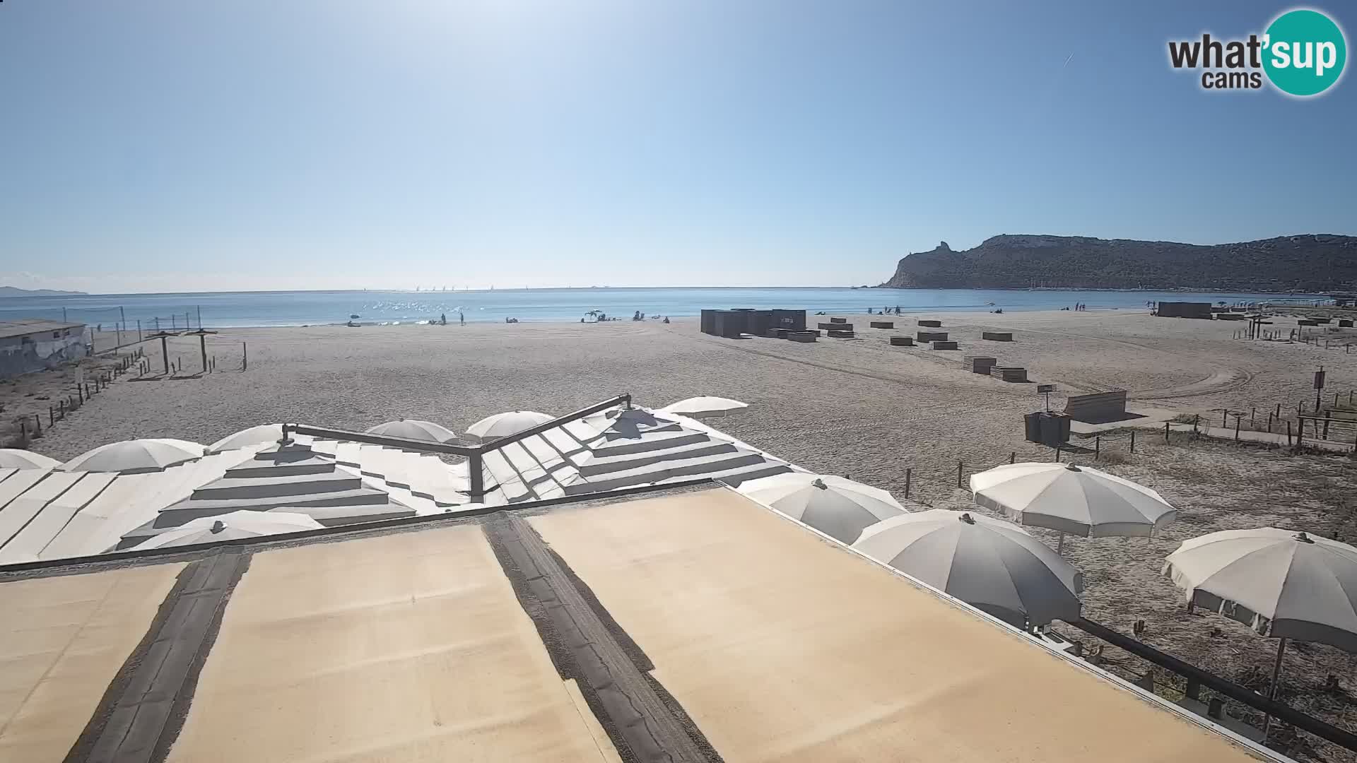 Webcam spiaggia del Poetto | Cagliari | Sardegna