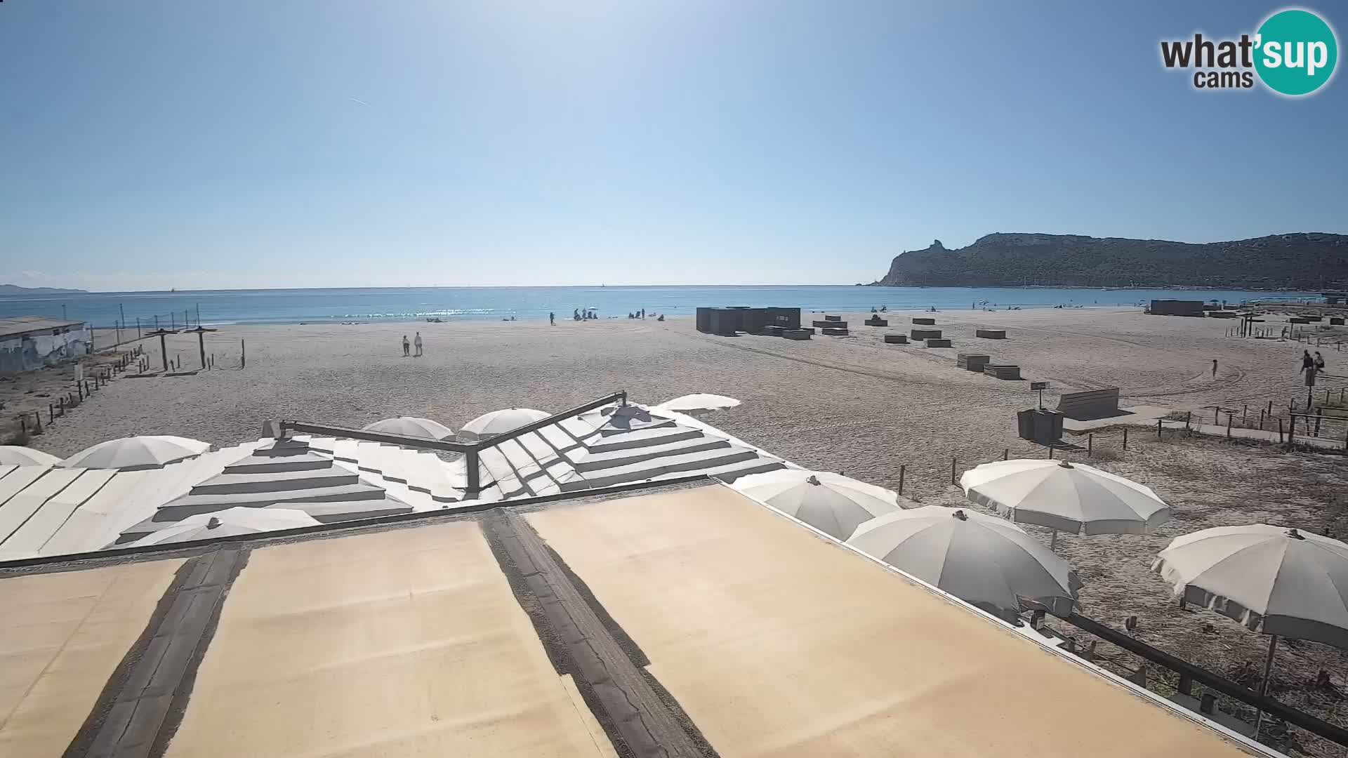 Poetto beach webcam | Cagliari | Sardinija
