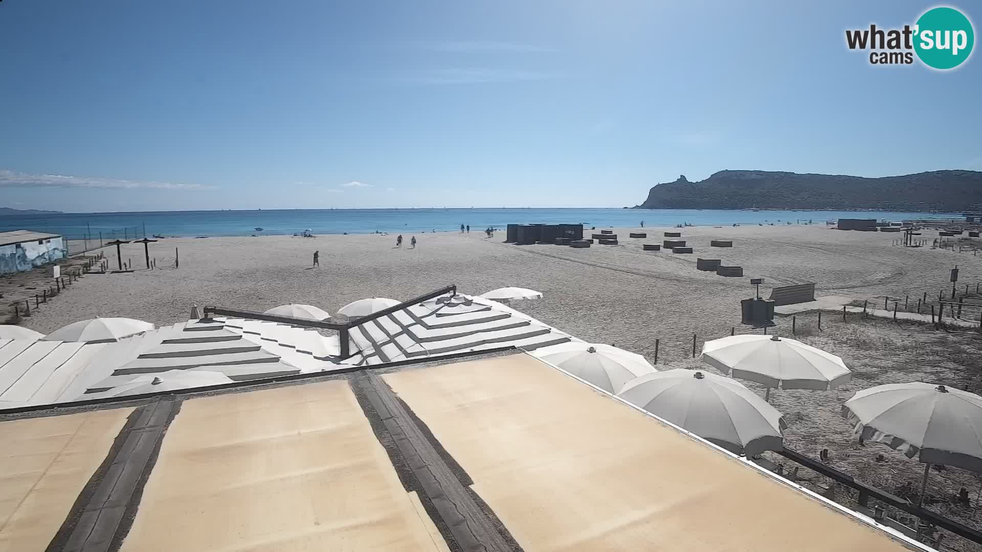 Poetto beach webcam | Cagliari | Sardinia