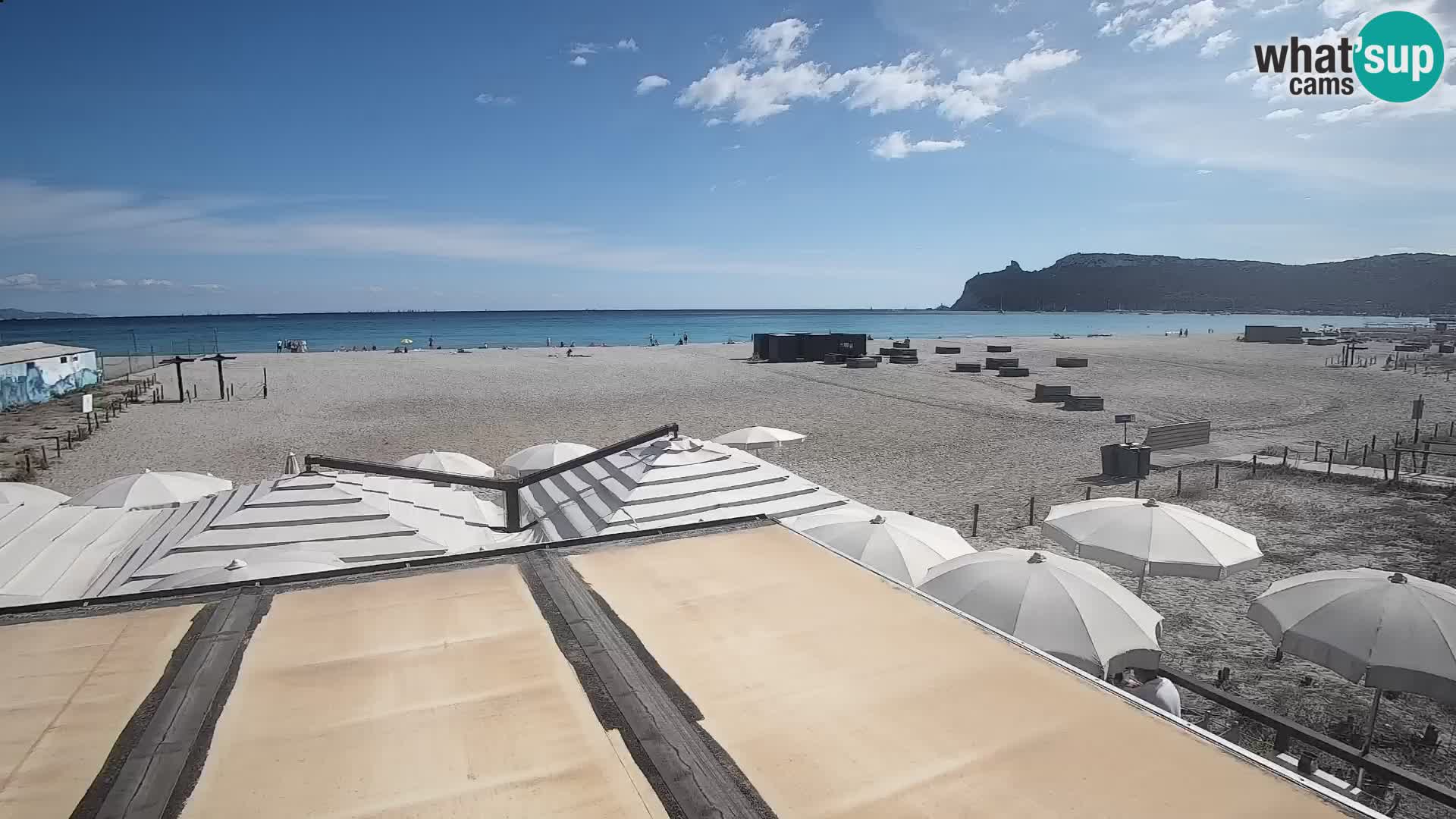 Poetto Strand Webcam | Cagliari | Sardinien