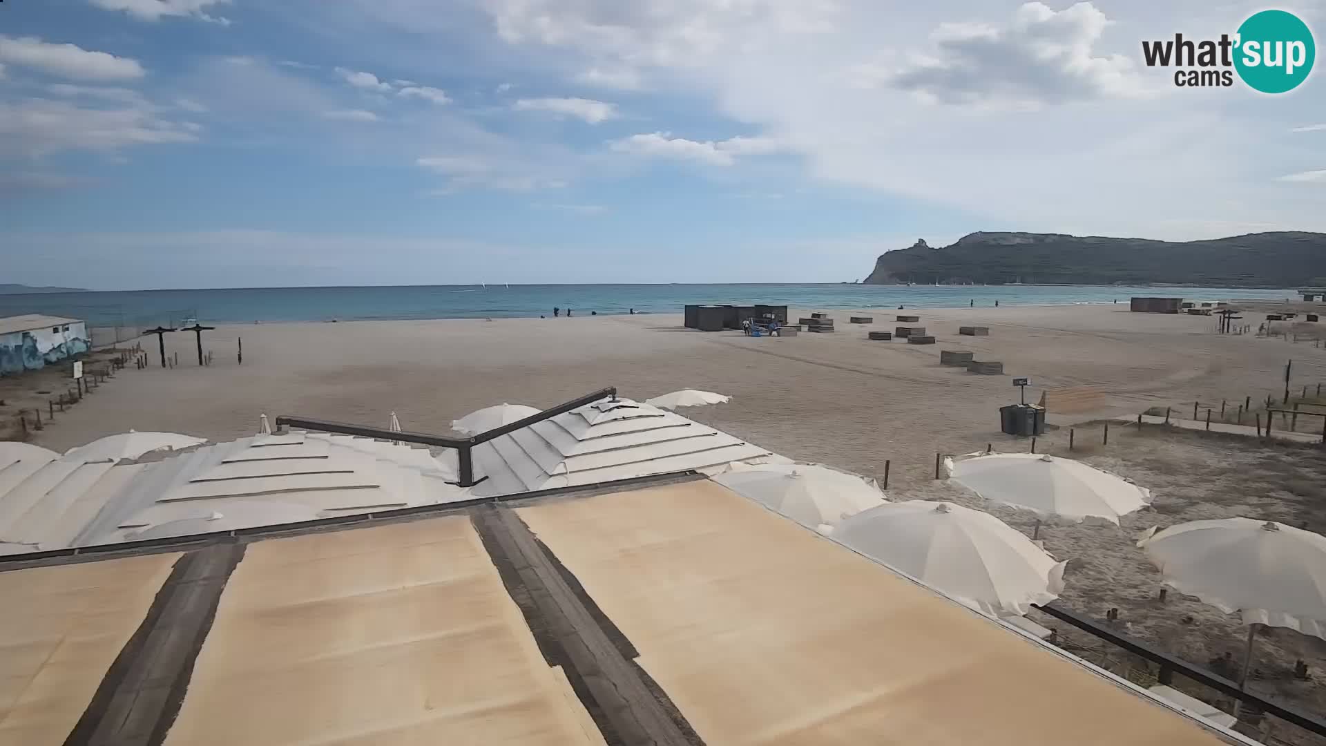 Poetto beach webcam | Cagliari | Sardinija