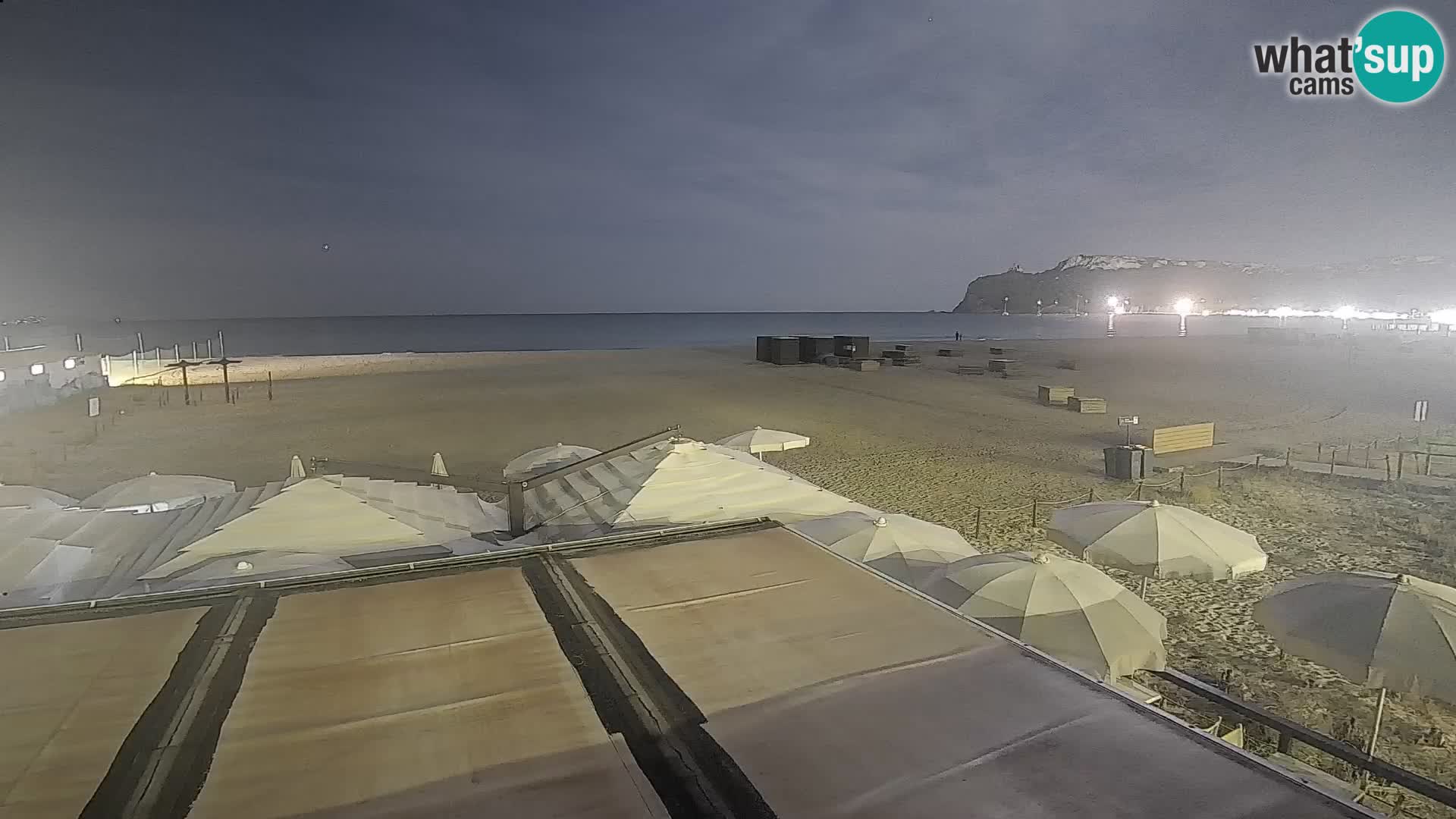 Poetto beach webcam | Cagliari | Sardinia