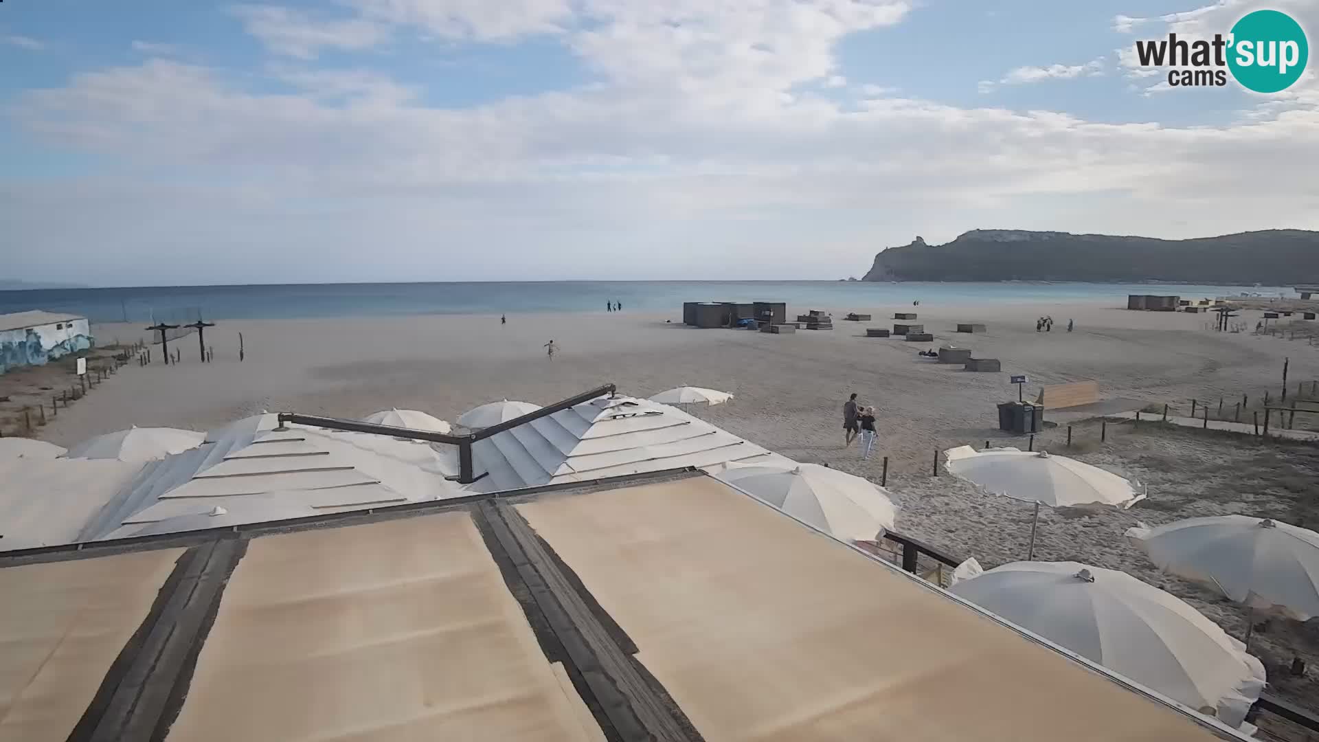 Webcam plage de Poetto | Cagliari | Sardaigne