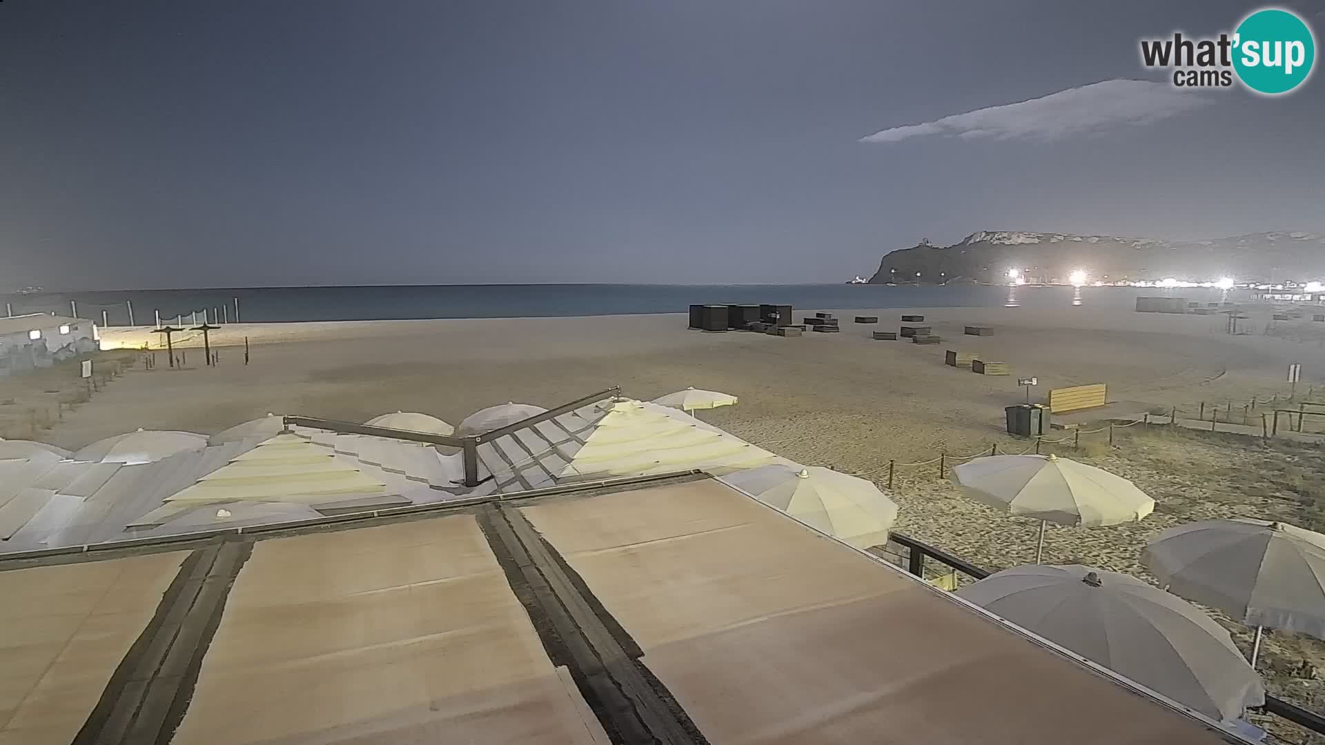 Poetto beach webcam | Cagliari | Sardinia