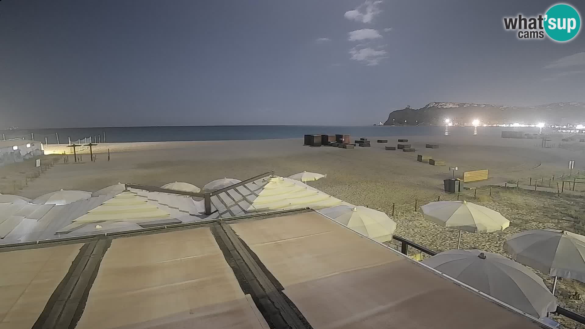 Webcam spiaggia del Poetto | Cagliari | Sardegna