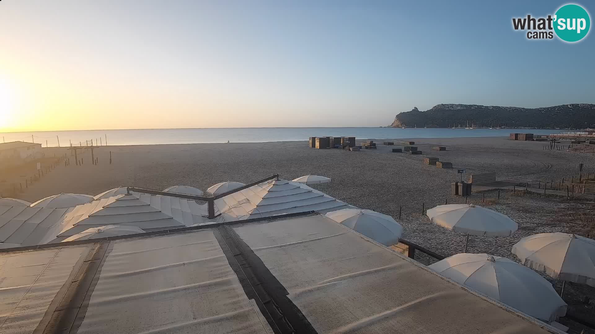 Poetto beach webcam | Cagliari | Sardinia