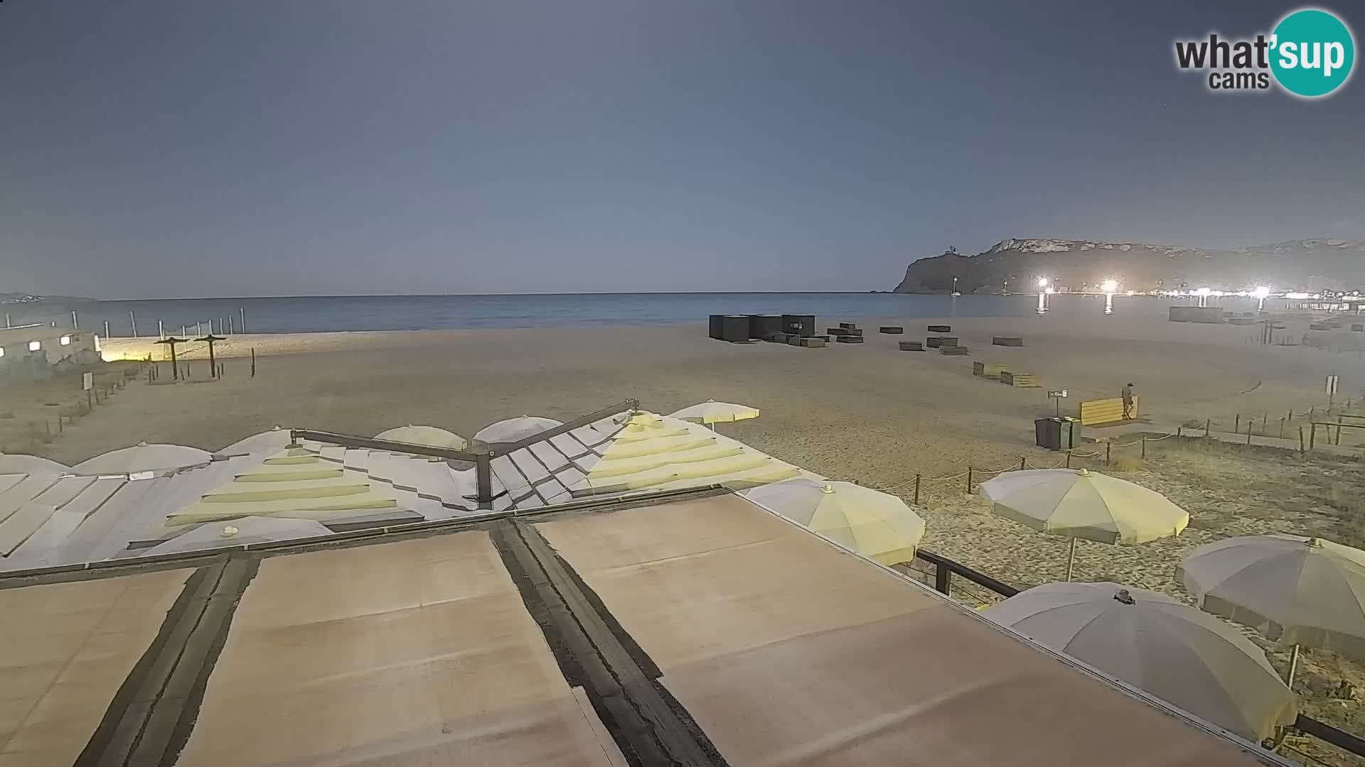Webcam spiaggia del Poetto | Cagliari | Sardegna