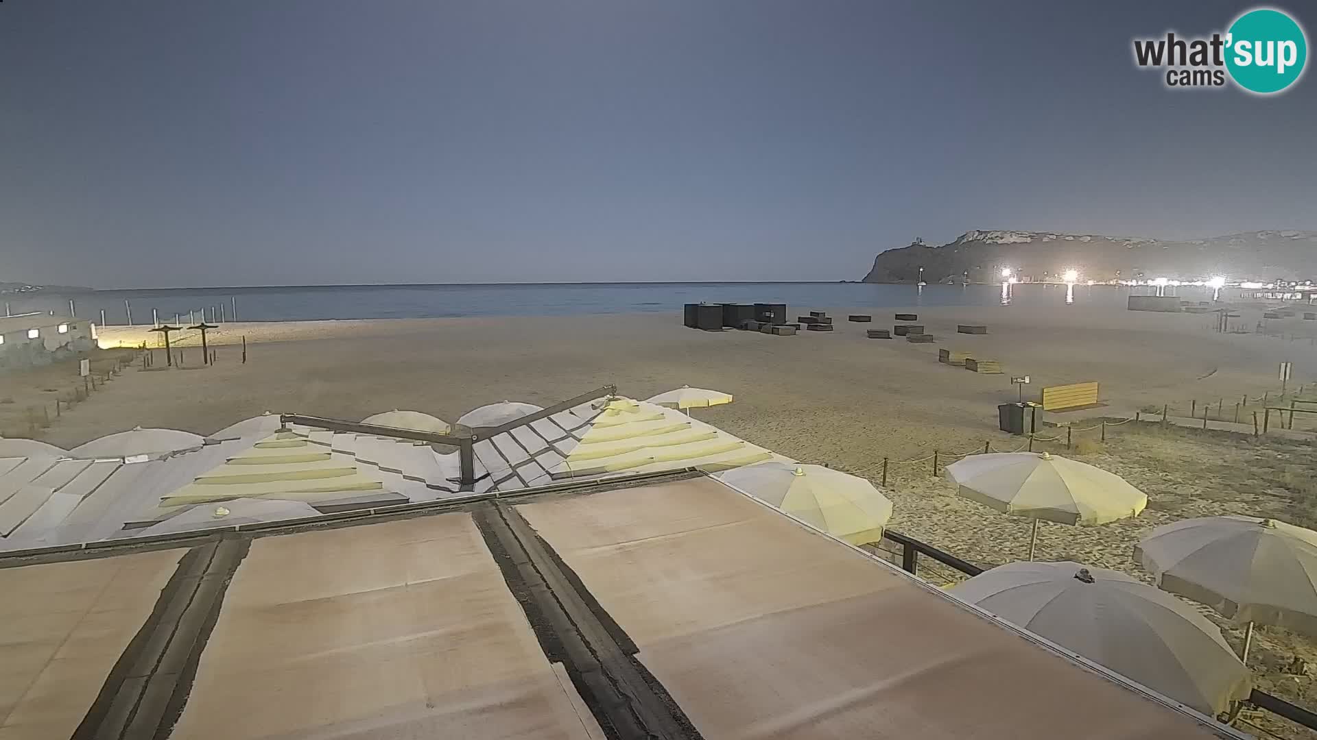 Poetto beach webcam | Cagliari | Sardinia