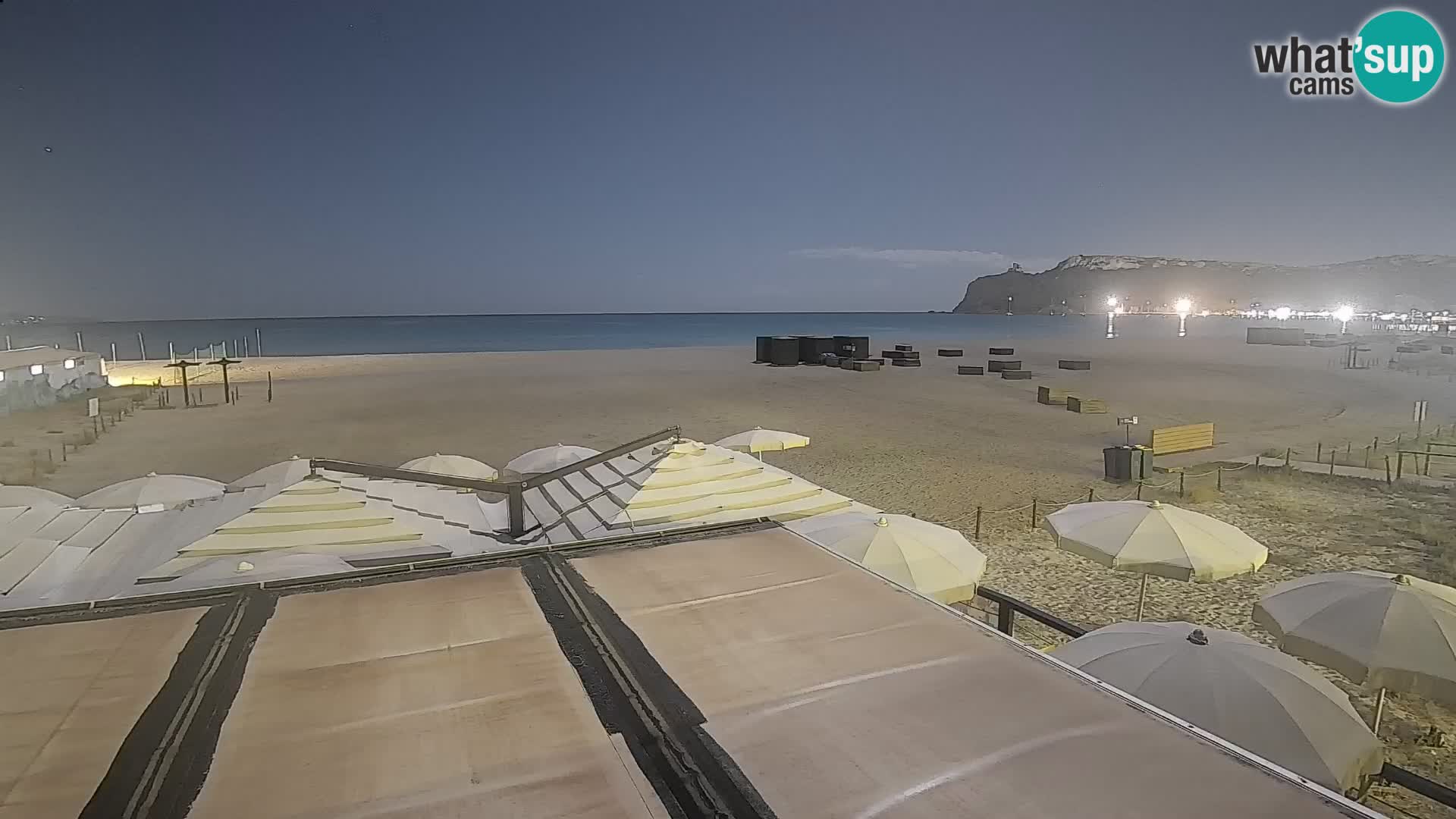 Webcam spiaggia del Poetto | Cagliari | Sardegna
